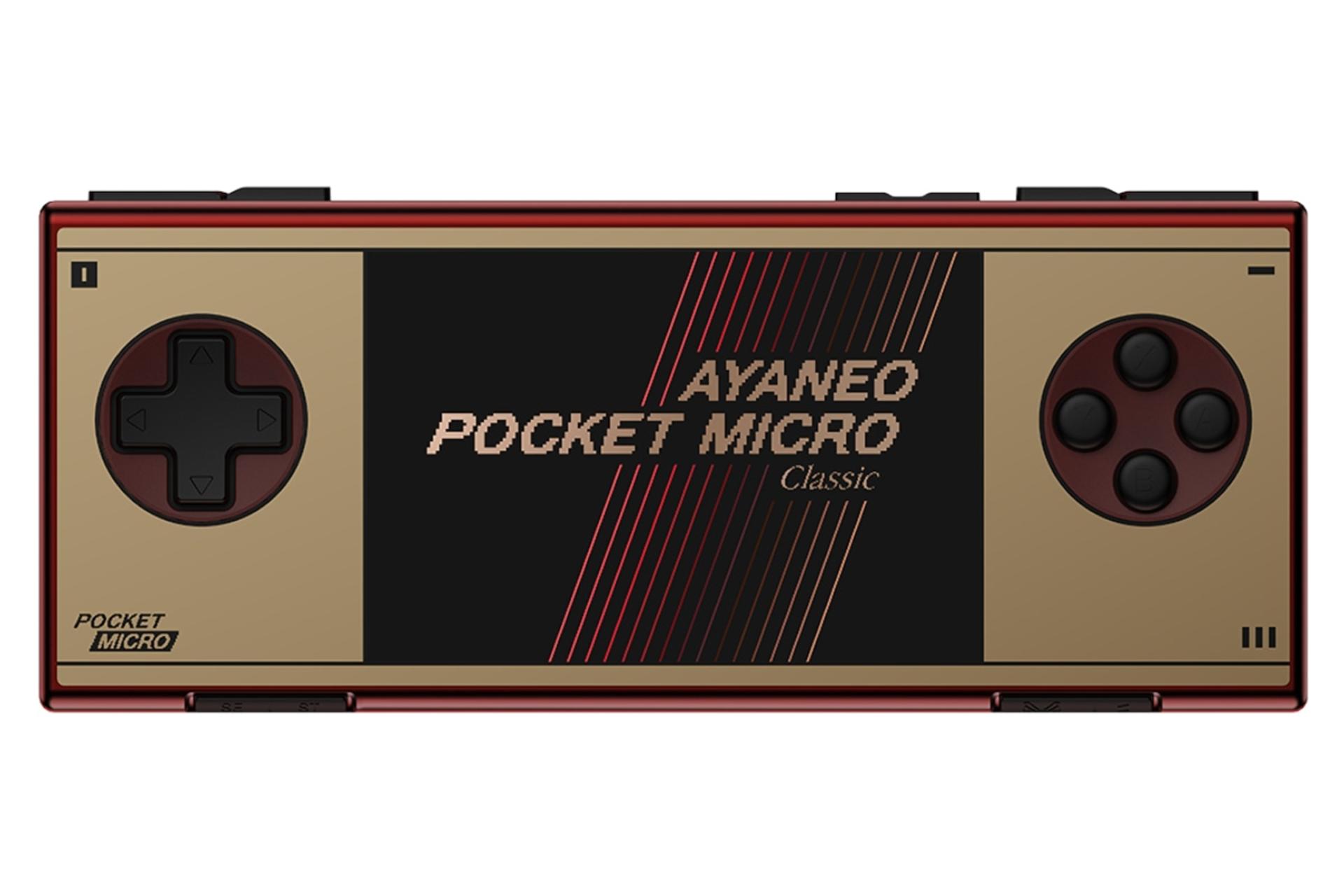 کنسول بازی آیانئو AYANEO Pocket MICRO Classic طلایی