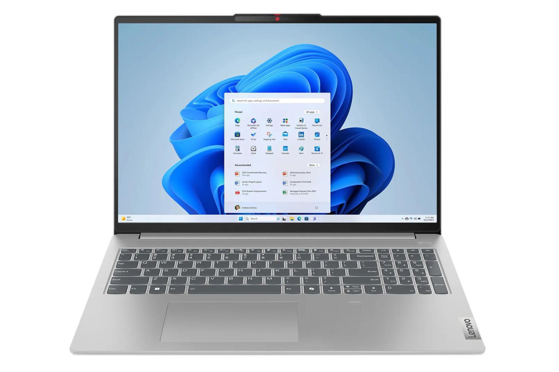 لپ تاپ لنوو Lenovo IdeaPad Slim 5 16IRU9 نمای جلو