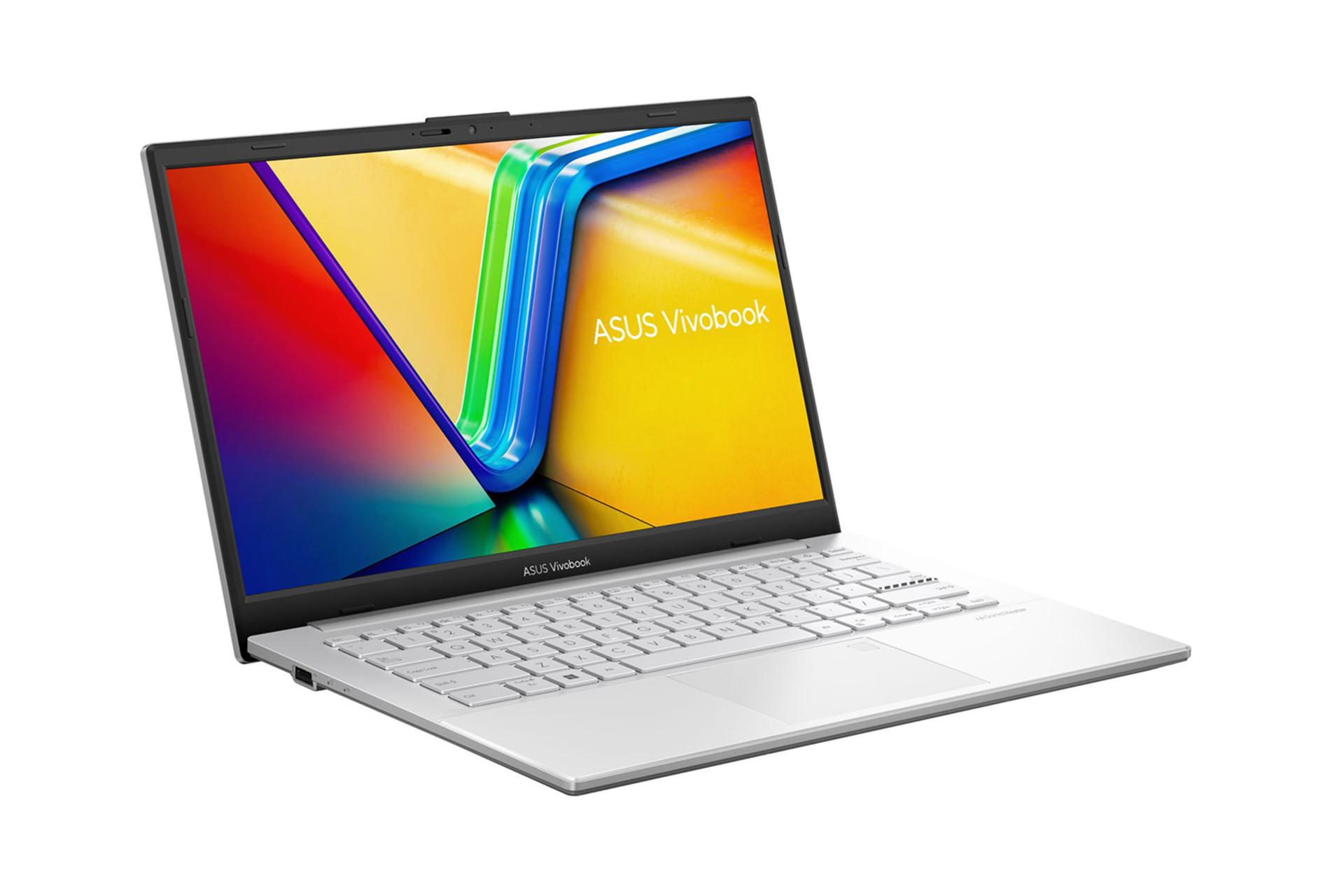 لپ تاپ ایسوس ASUS Vivobook Go 14 E1404GA نمای جلو و چپ