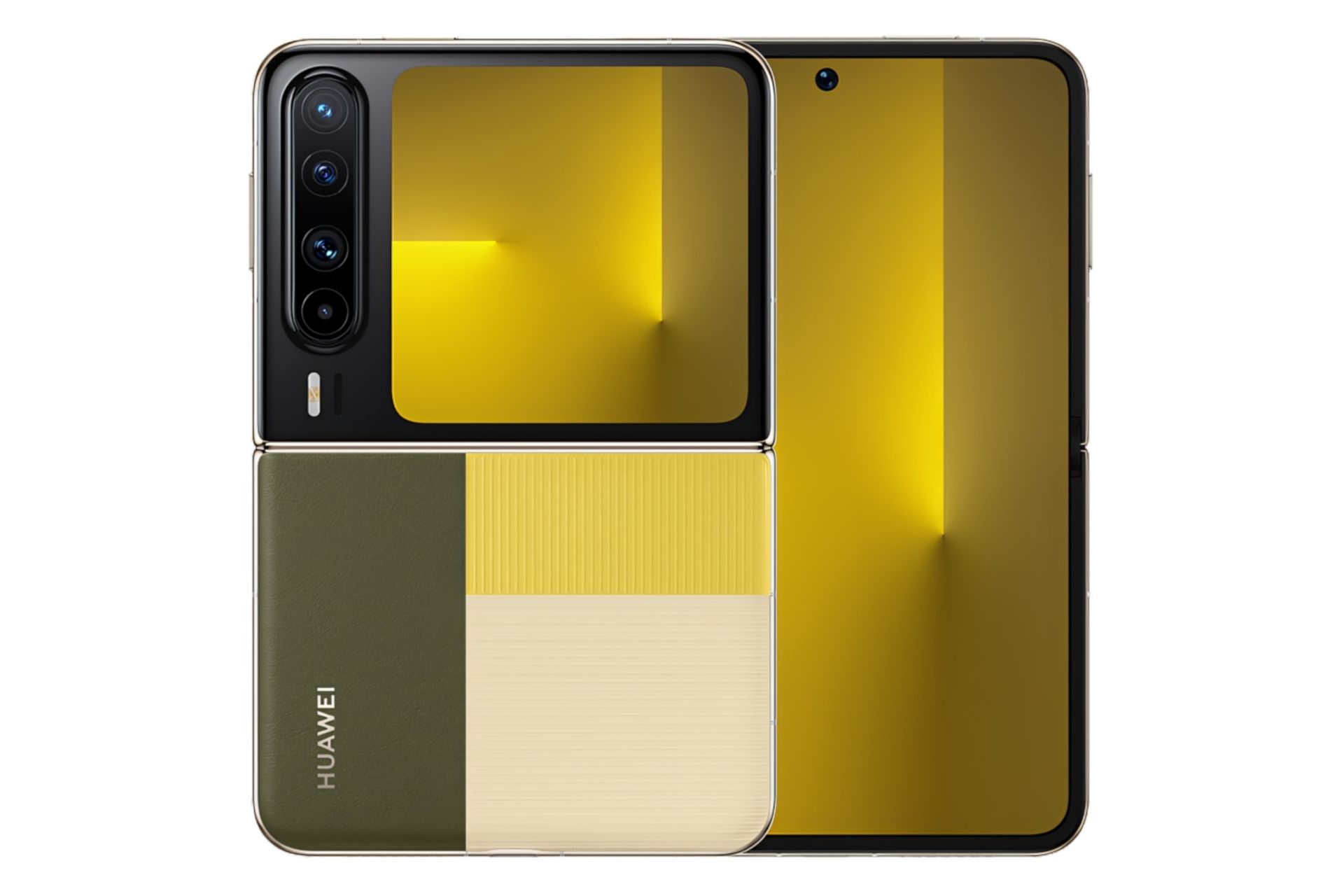 پنل جلو و پشت گوشی موبایل پیورا ایکس هواوی سبز / Huawei Pura X