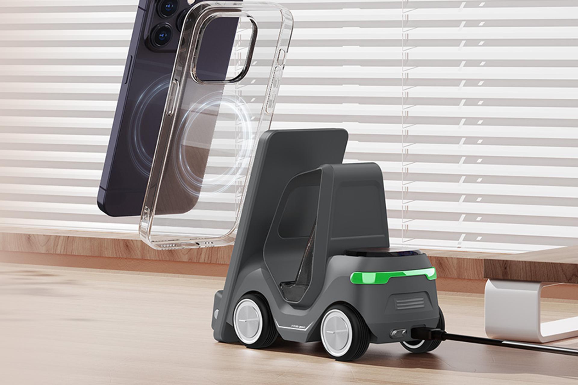 نمای پشتی شارژر رسی Recci RCW-37