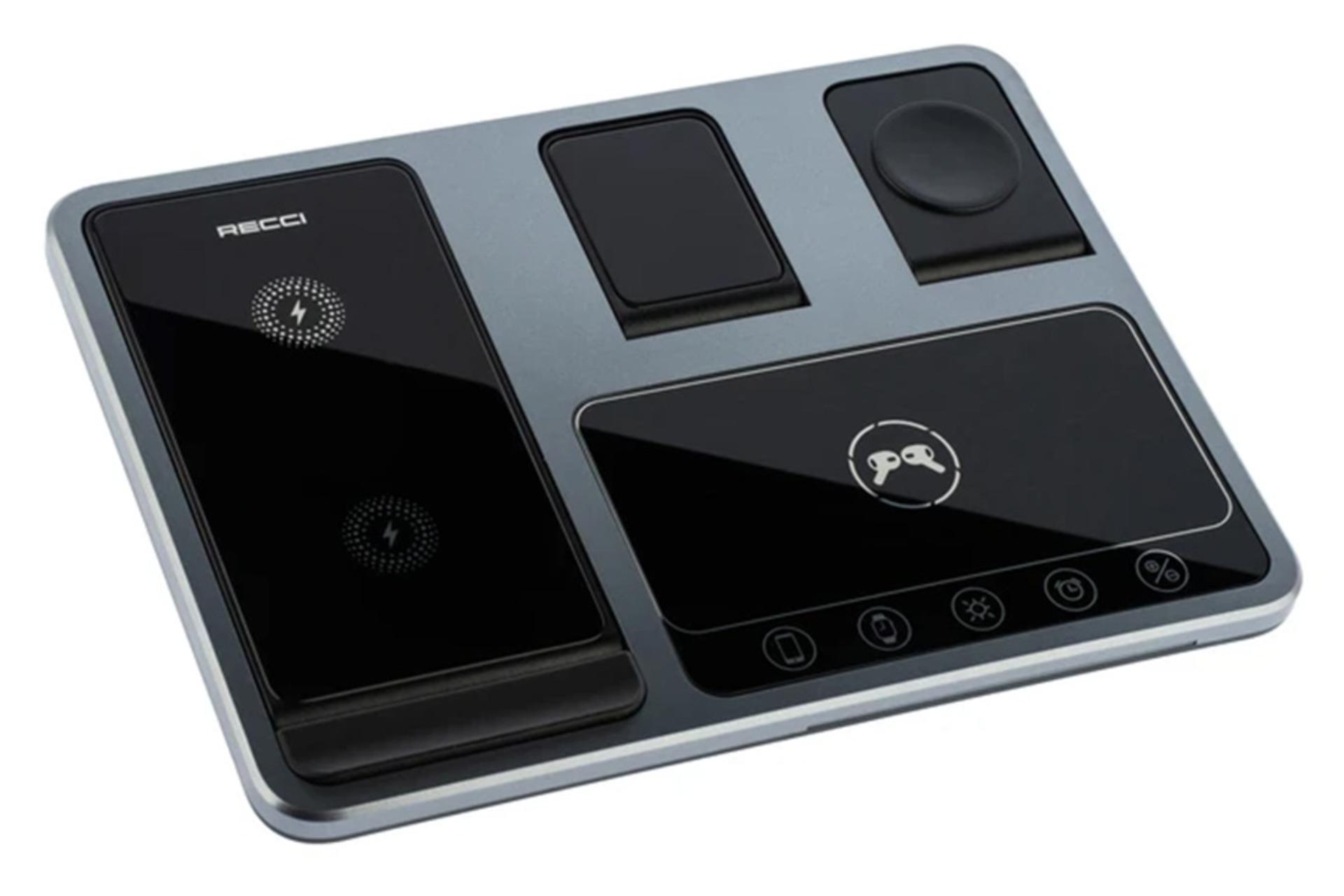 نمای کنار شارژر رسی Recci RW03