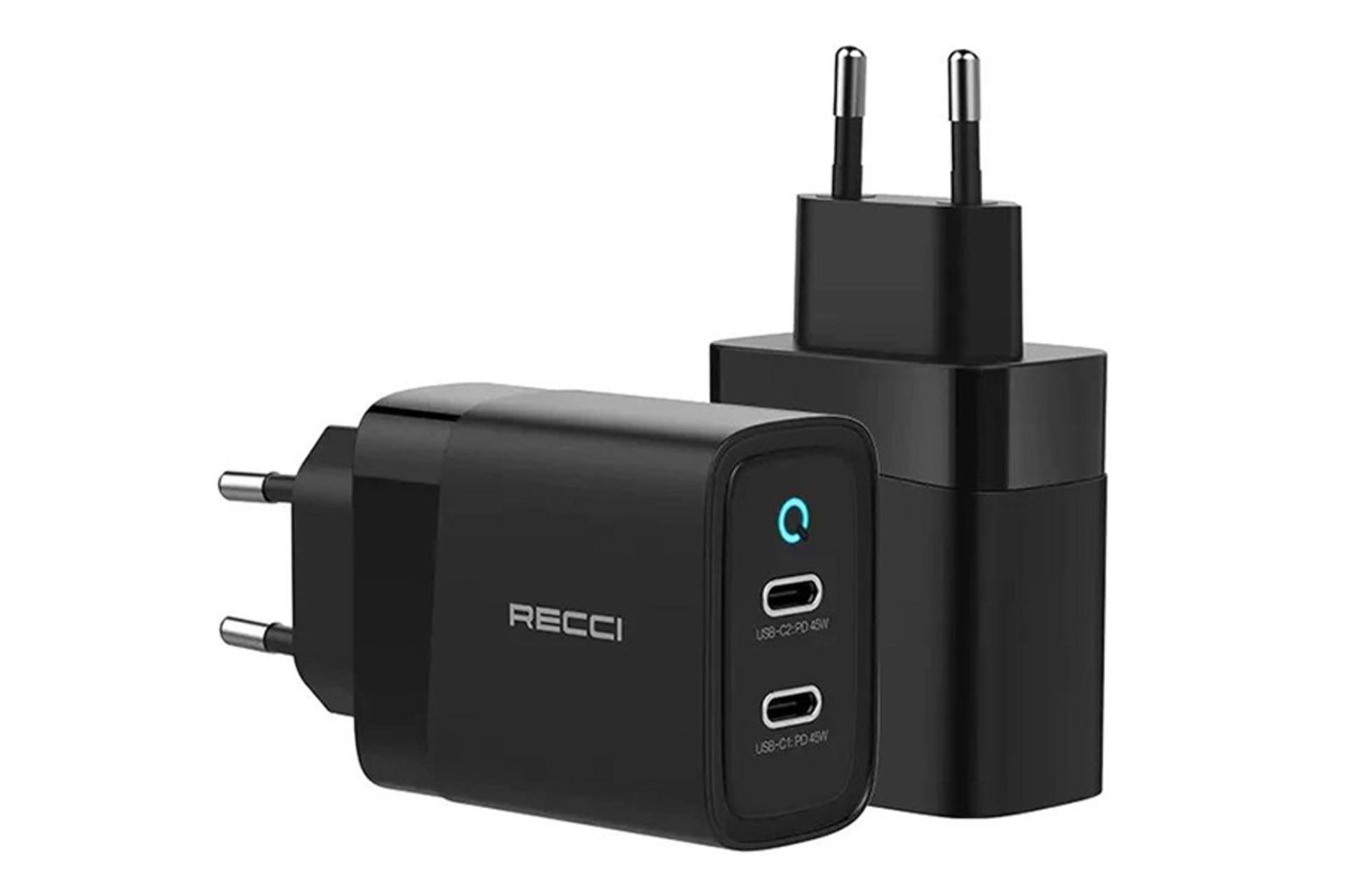 نمای کناری شارژر رسی Recci RC43