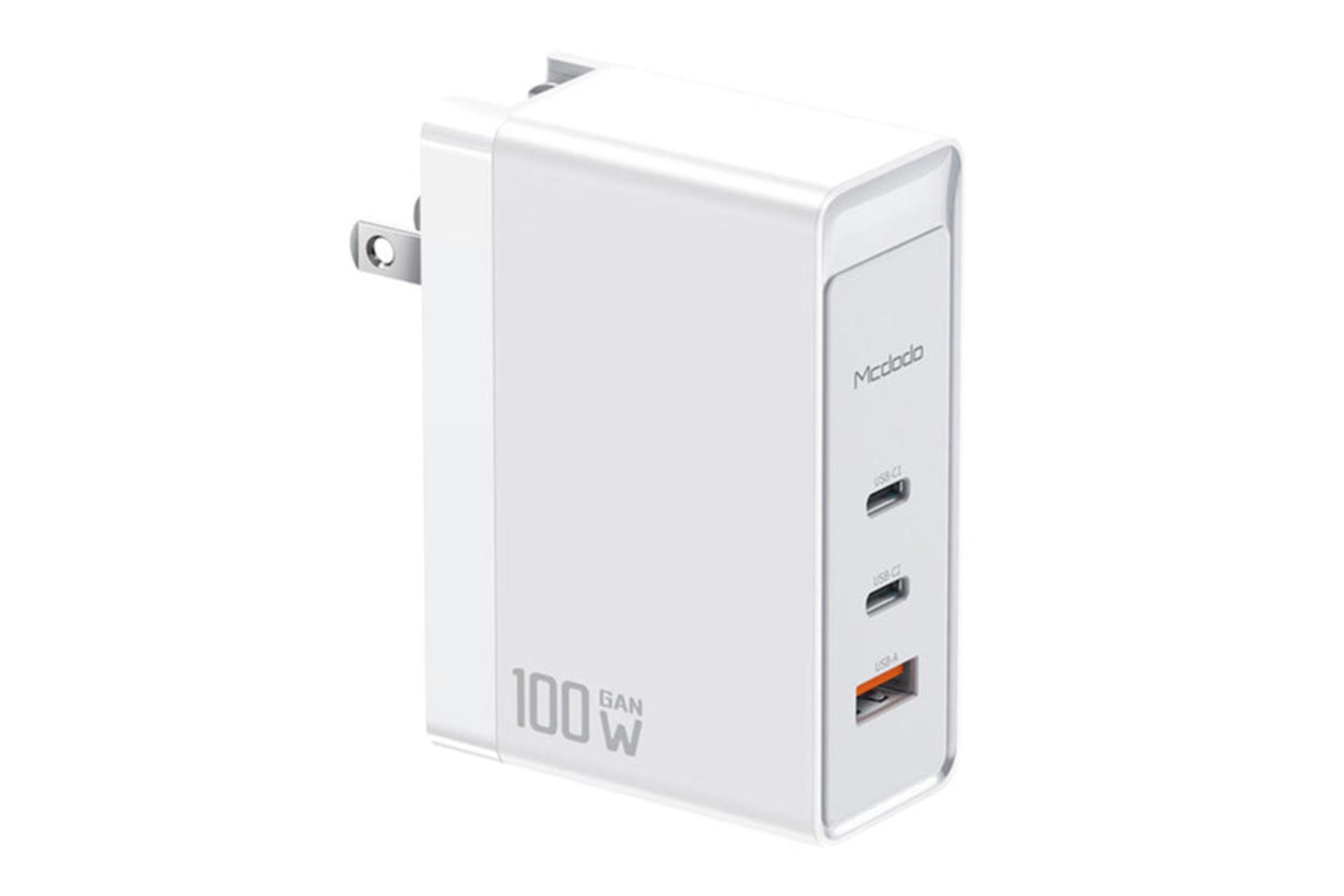 رنگ سفید شارژر مک دودو Mcdodo CH-8104 Pro With Type-C Cable