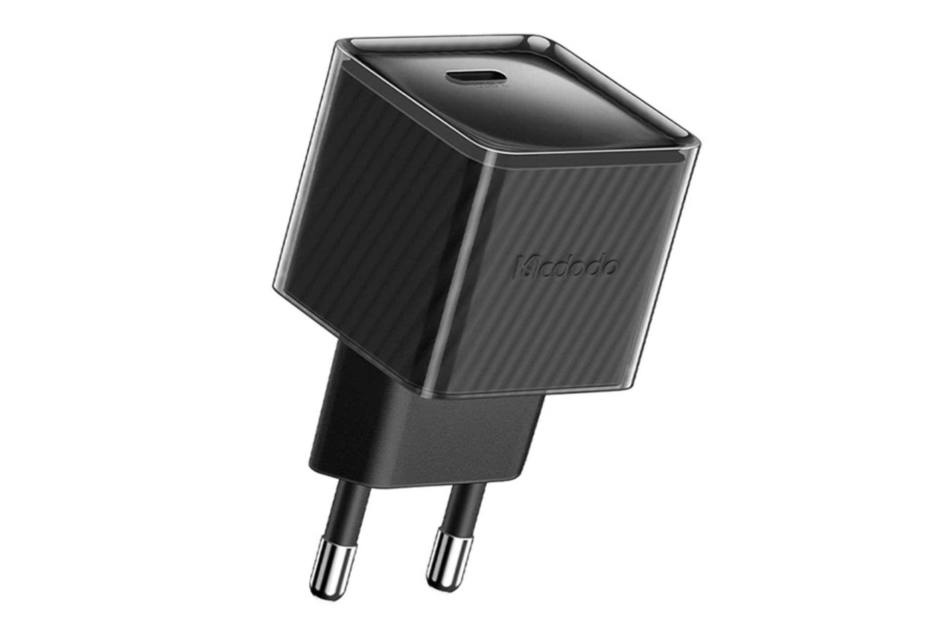 نمای کناری رنگ مشکی شارژر مک دودو Mcdodo CH-377