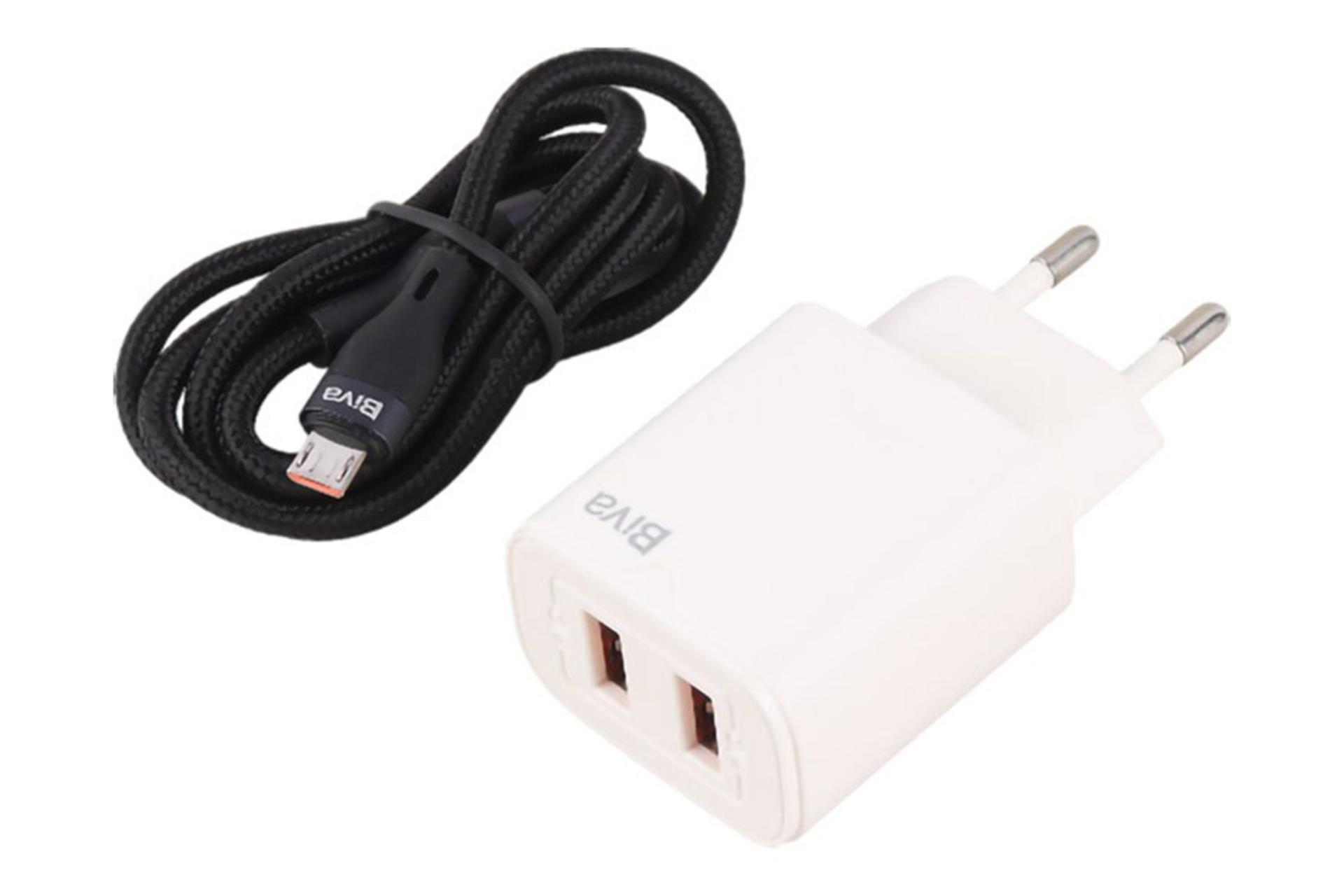 شارژر بیوا Biva HC-04 With Micro USB Cable با کابل همراه