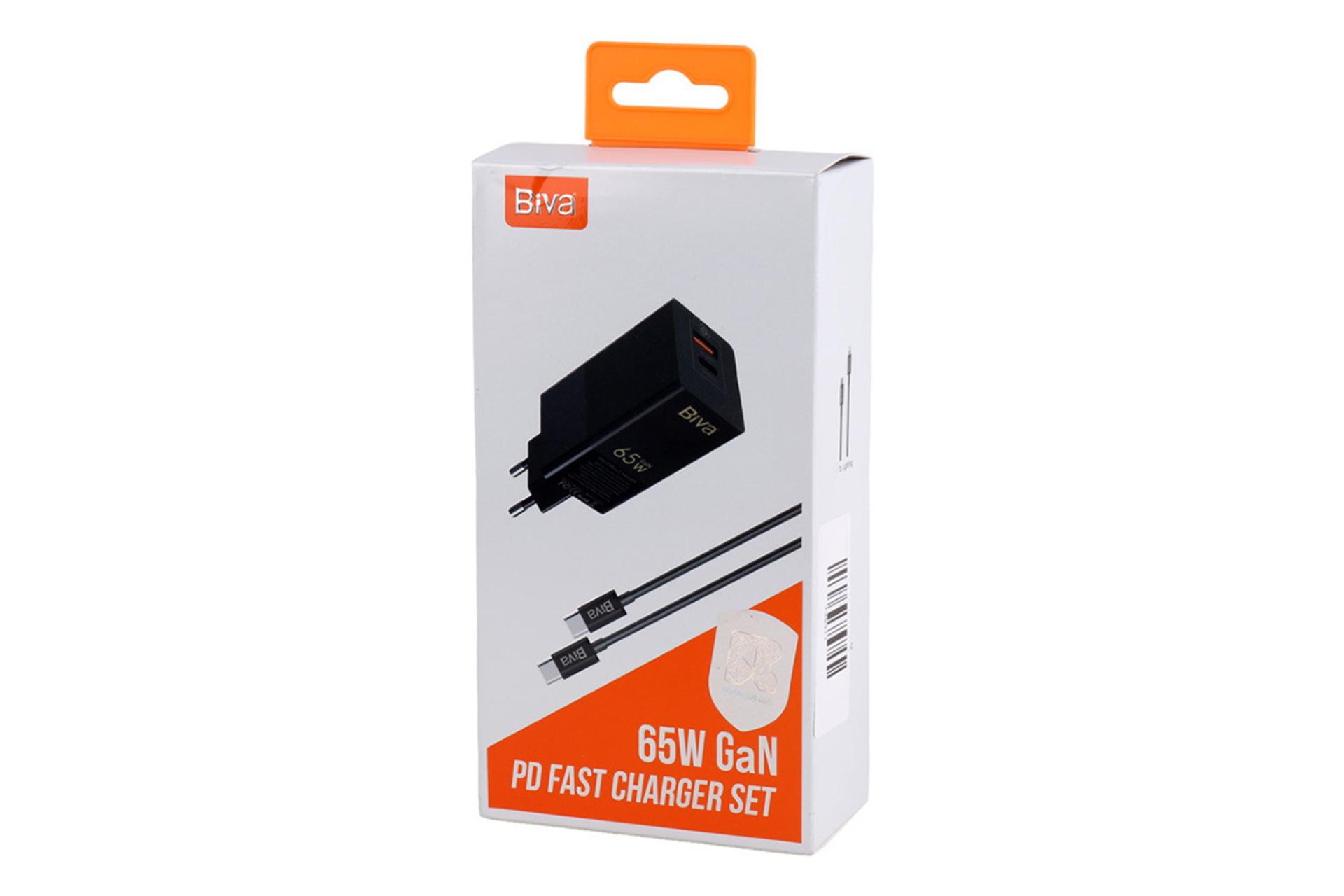جعبه شارژر بیوا Biva HC-16 With Type-C Cable