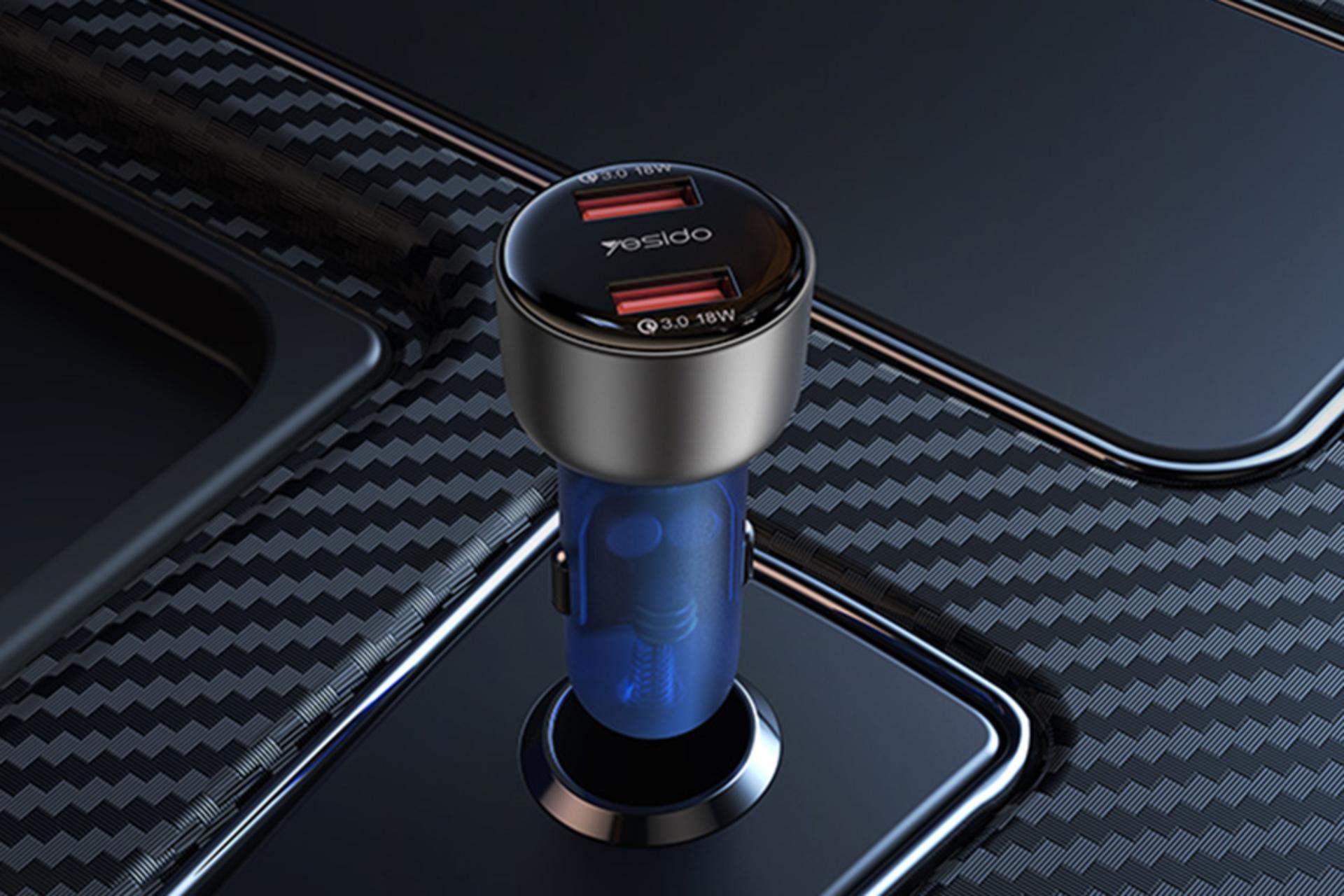 نمای کناری شارژر یسیدو Yesido Y51