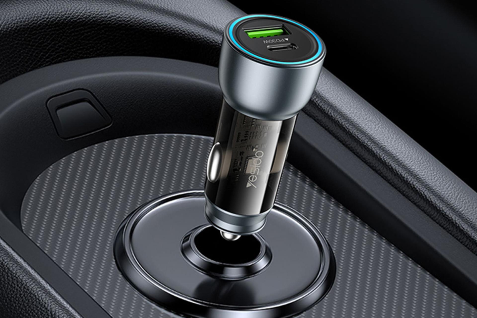 نمای کناری شارژر یسیدو Yesido Y49