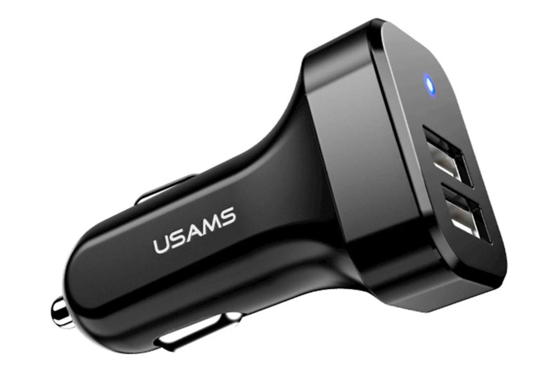 نمای کناری شارژر یوسمز USAMS US-CC087 C13 With Type-C Cable