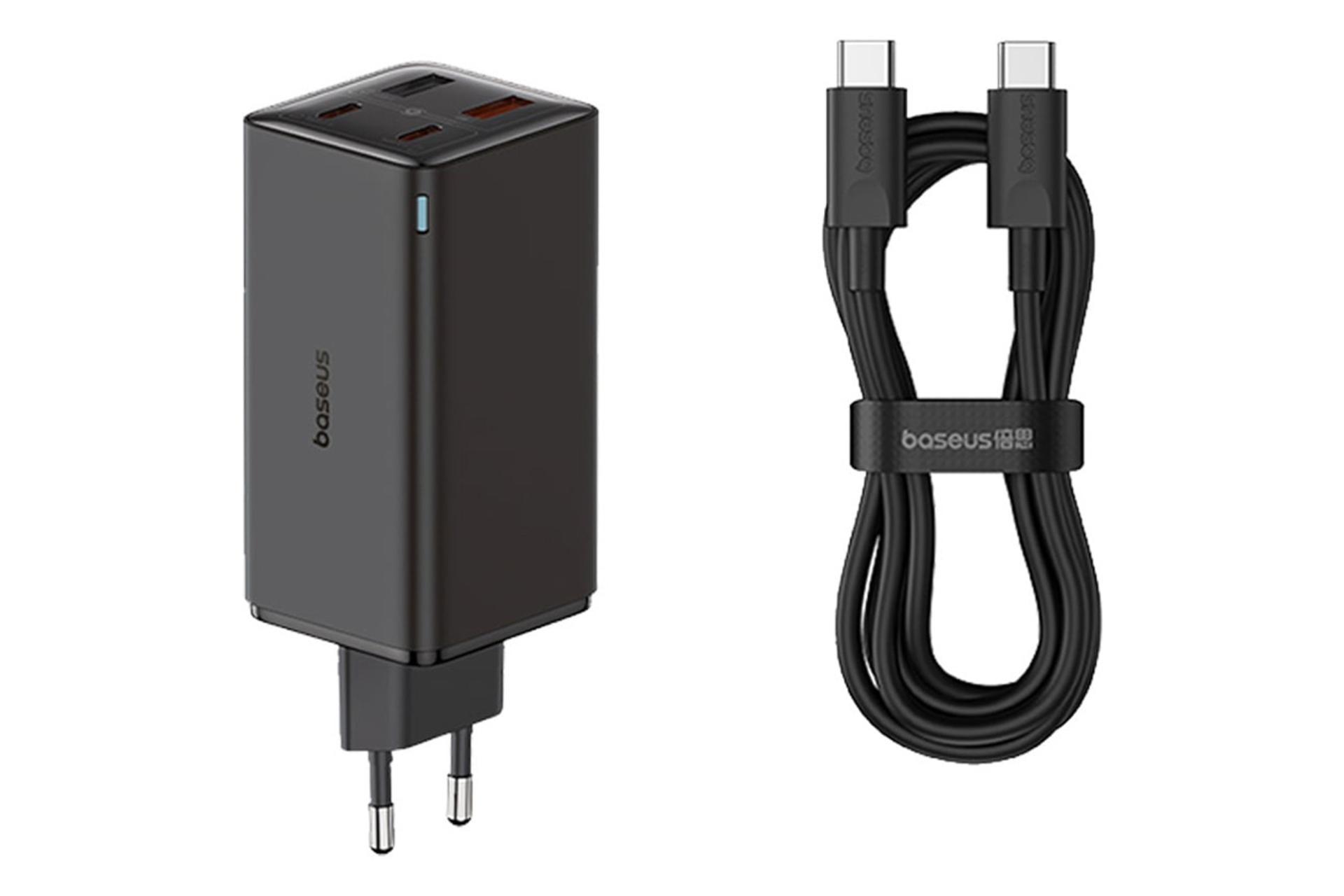 شارژر باسئوس Baseus P10162705112-00 With Type-C Cable به همراه کابل