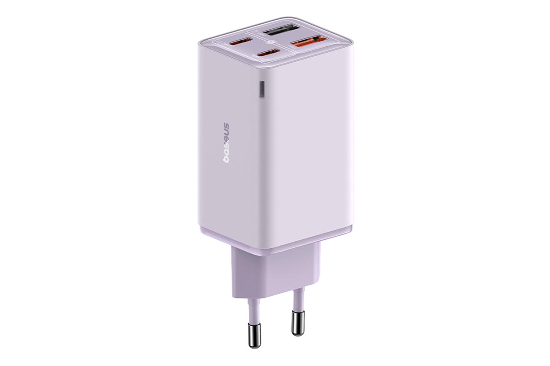 رنگ بنفش شارژر باسئوس Baseus P10162701113-00 With Type-C Cable