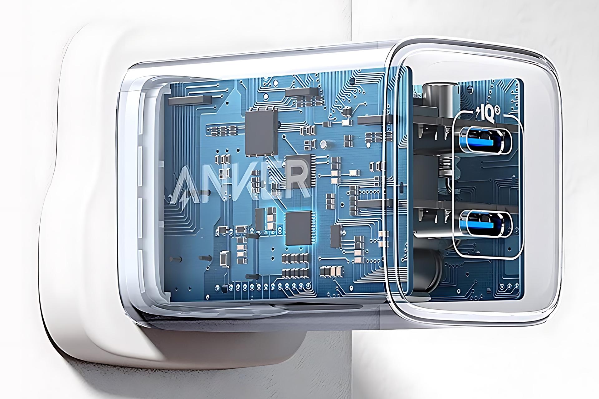 نمای داخلی شارژر انکر Anker 521 Nano Pro A2038 40W