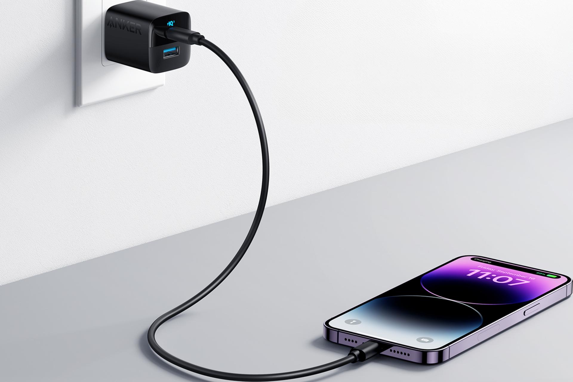 نمای درحال کار شارژر انکر Anker 323 A2331