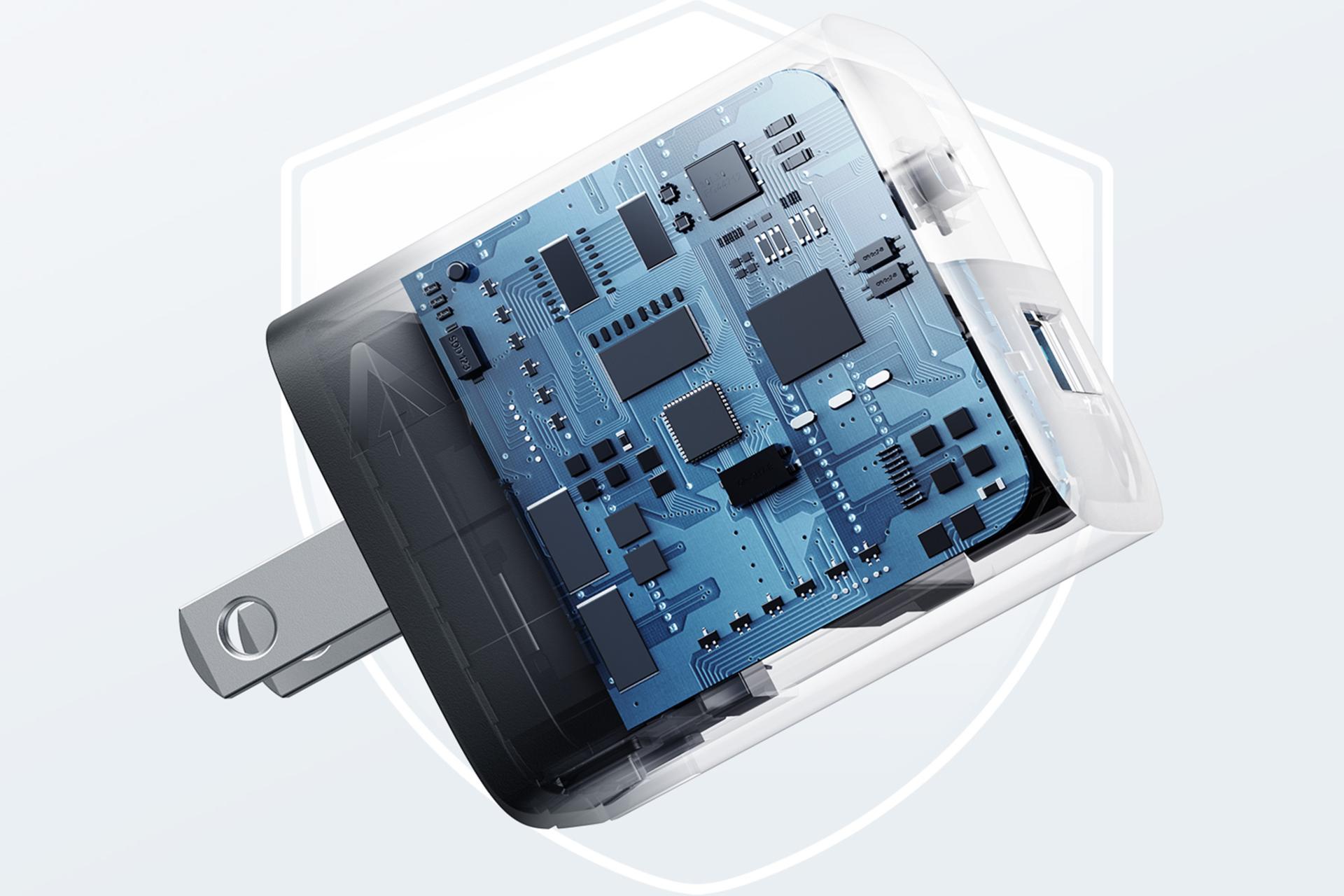 نمای داخلی شارژر انکر Anker 323 A2331