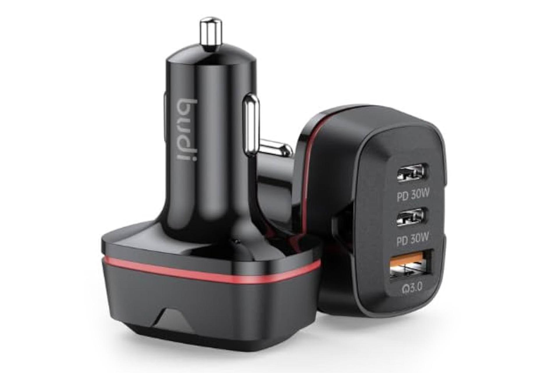 نمای کناری شارژر بودی Budi CC616RB