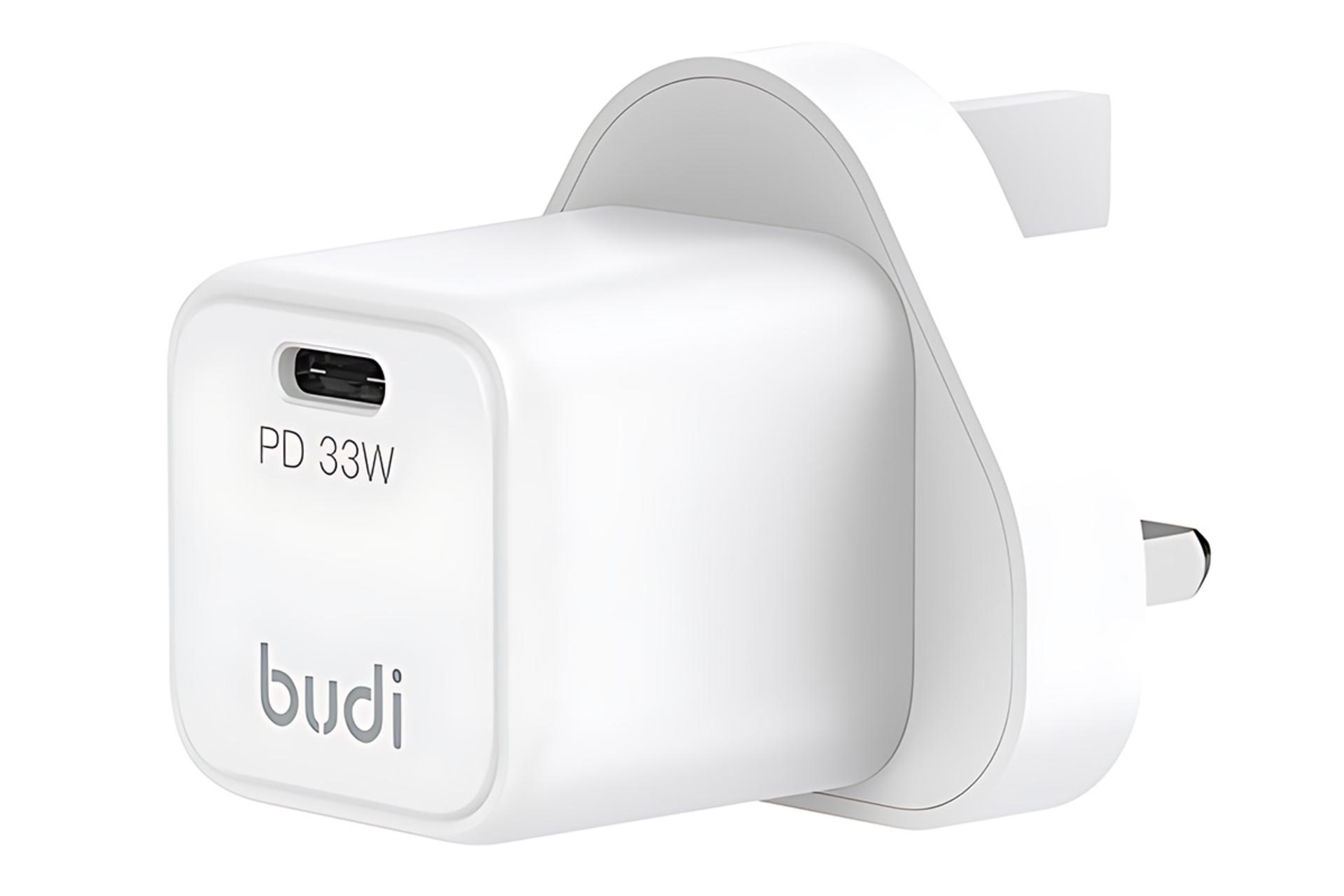 نمای کناری شارژر بودی Budi AC018EW