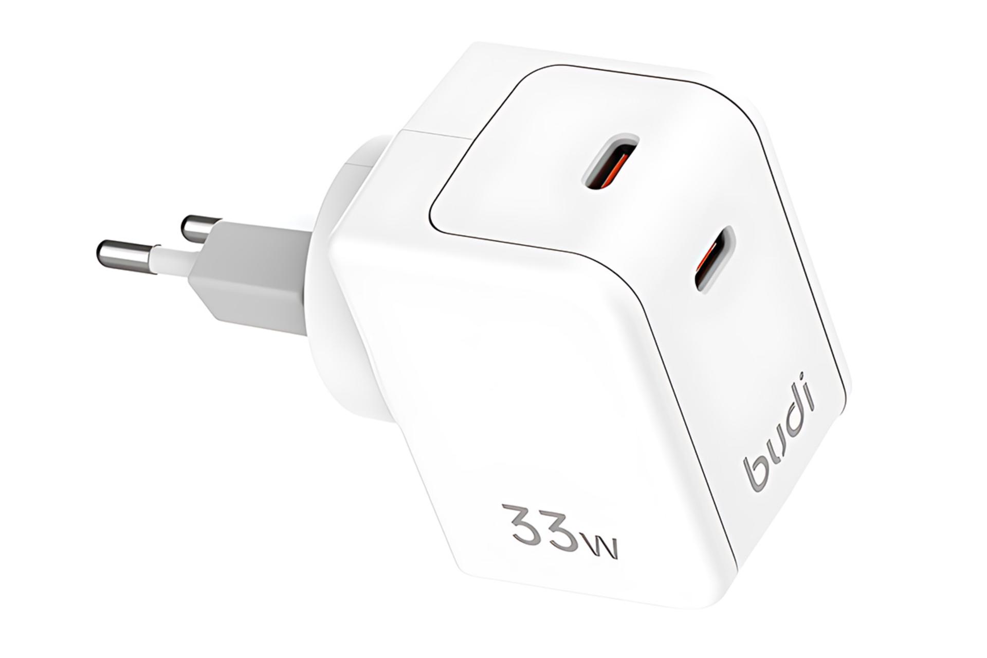 شارژر بودی Budi AC351EW با دوشاخه اروپایی