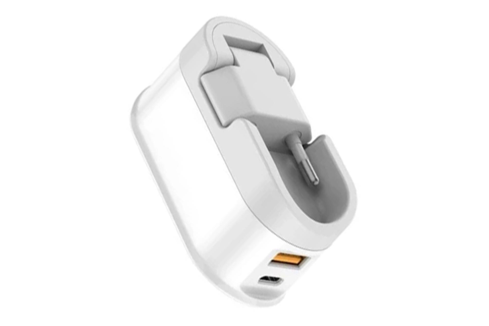 نمای پشتی شارژر بودی Budi M8J030TE