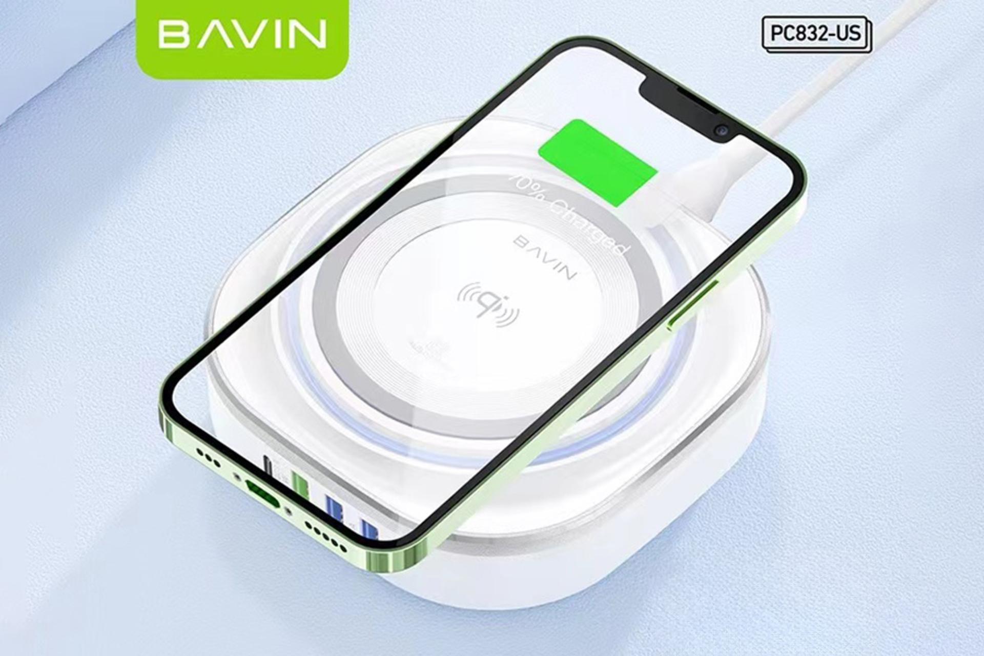 نمای کناری شارژر باوین Bavin PC832