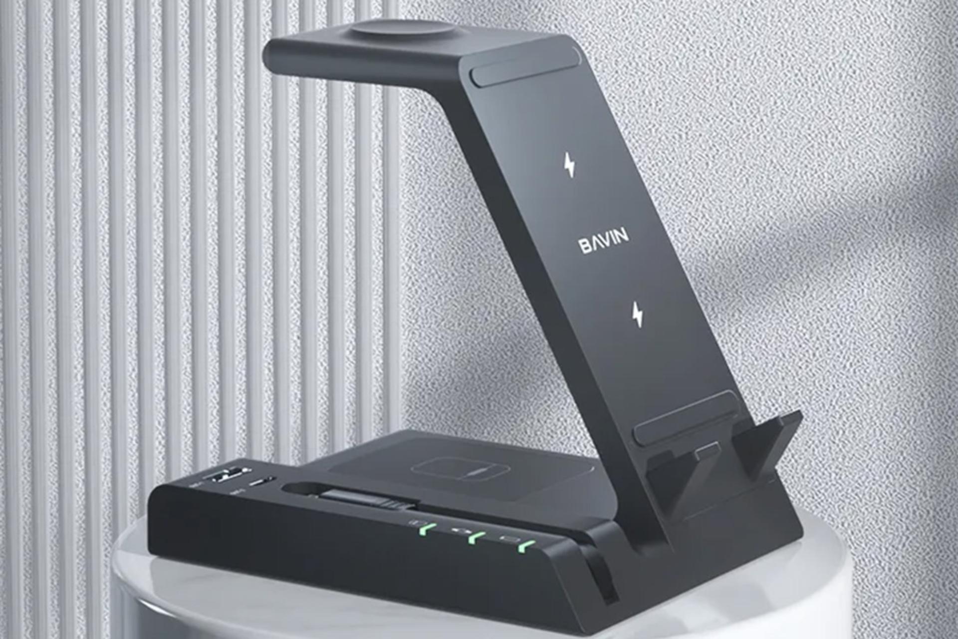 نمای چپ شارژر باوین Bavin PC056