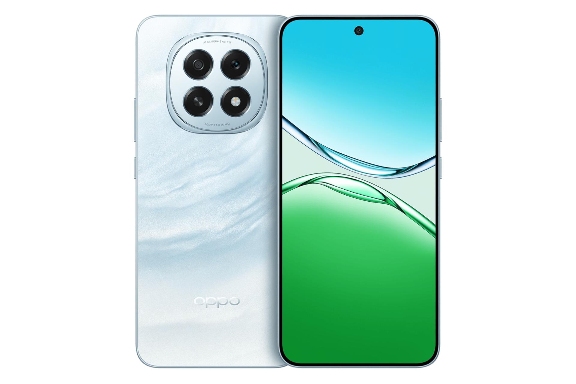 پنل جلو و پشت گوشی موبایل A5 اوپو نسخه چین آبی / Oppo A5 China
