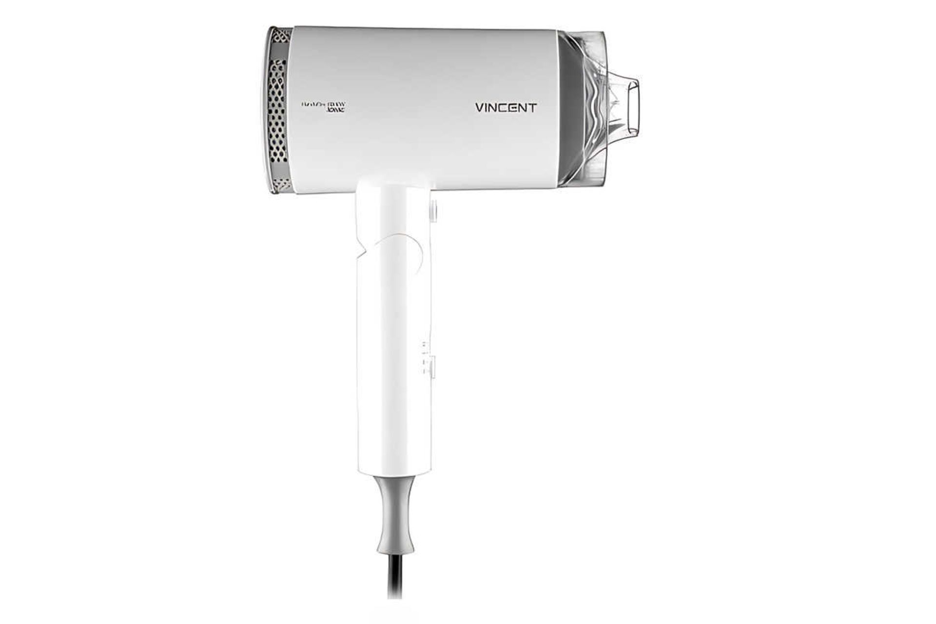 نمای سمت چپ سشوار وینسنت HD3120