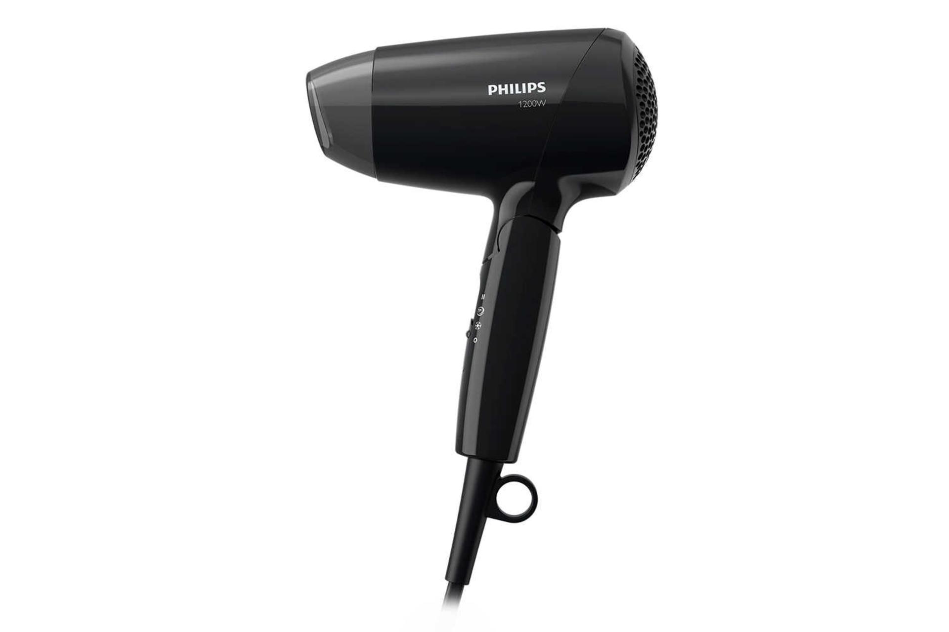 نمای سمت راست سشوار مسافرتی فیلیپس BHC010