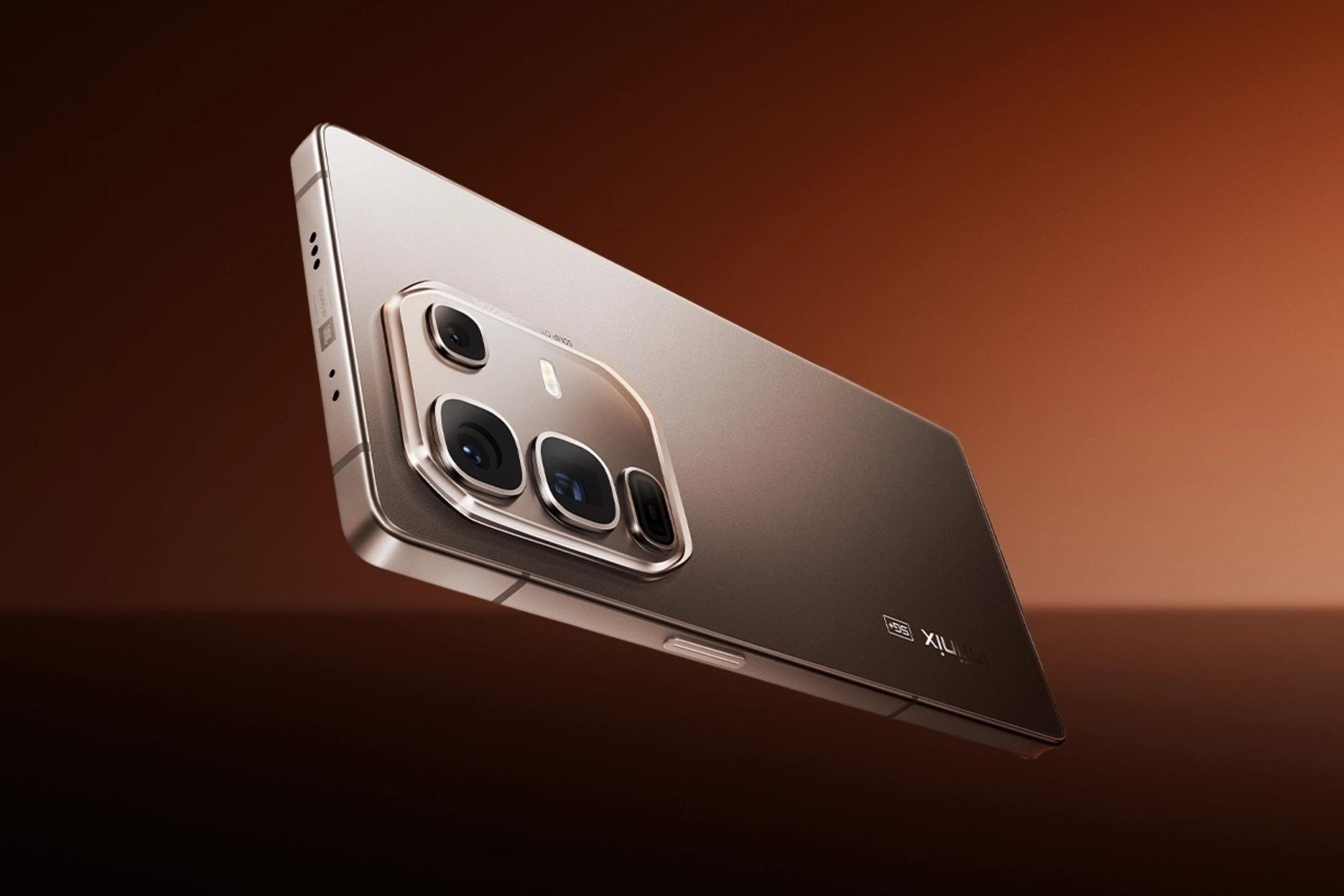 پنل پشت و چینش دوربین گوشی موبایل نوت 50 پرو پلاس اینفینیکس خاکستری / Infinix Note 50 Pro Plus