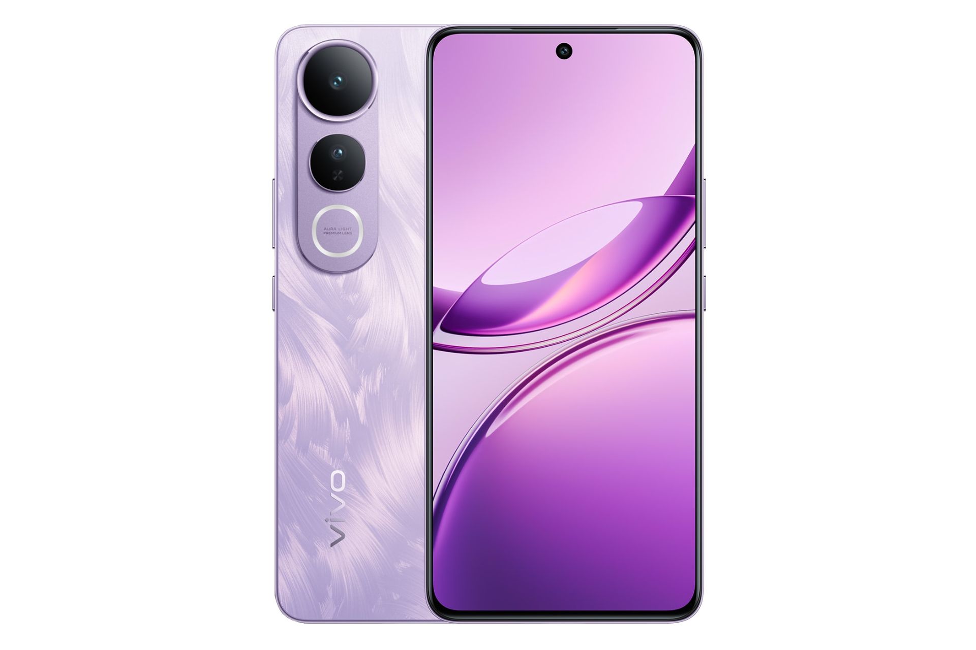 پنل جلو و پشت گوشی موبایل V50 لایت ویوو 5G ارغوانی / vivo V50 Lite 5G