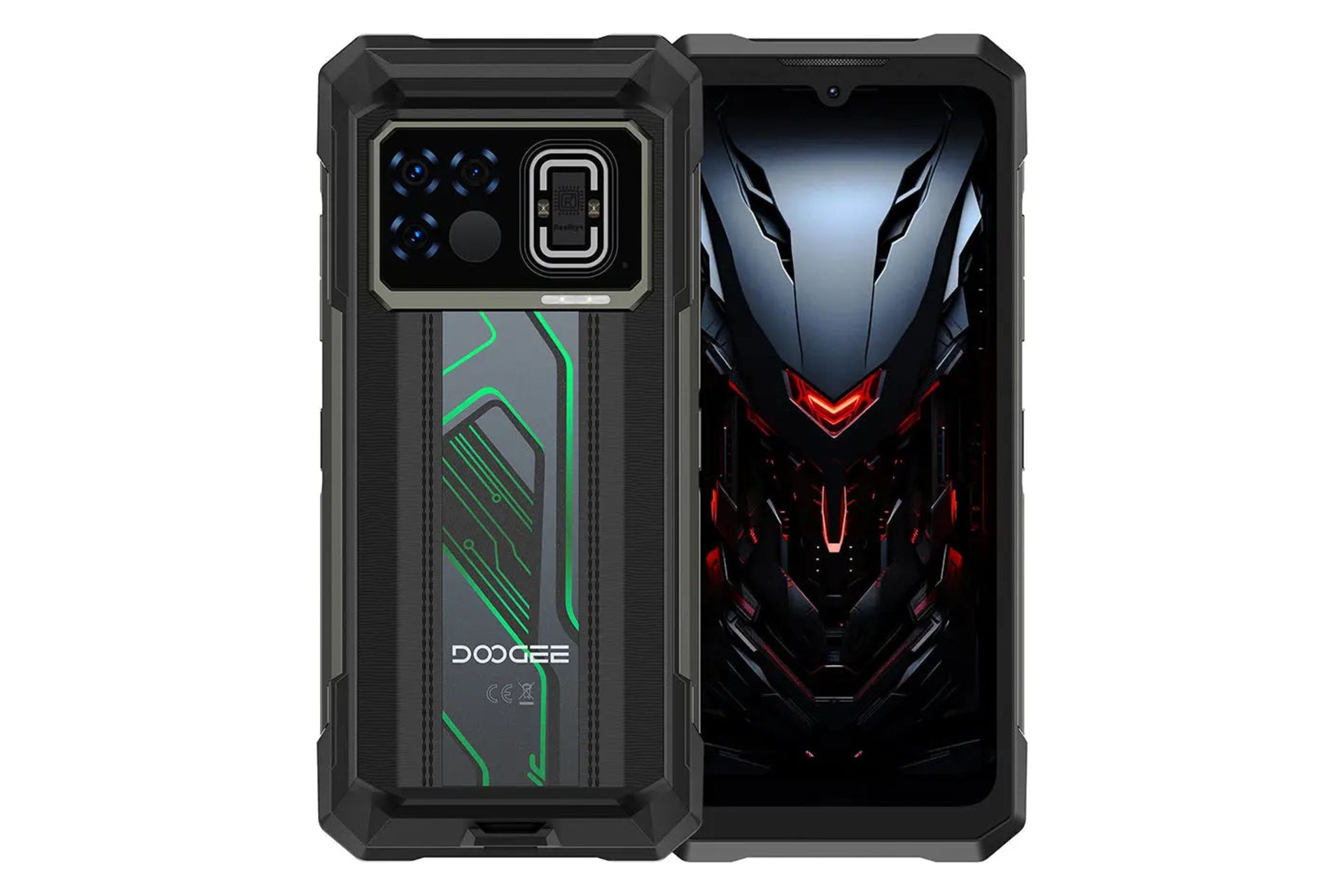 پنل جلو و پشت گوشی موبایل Fire 6 مکس دوجی سبز / Doogee Fire 6 Max