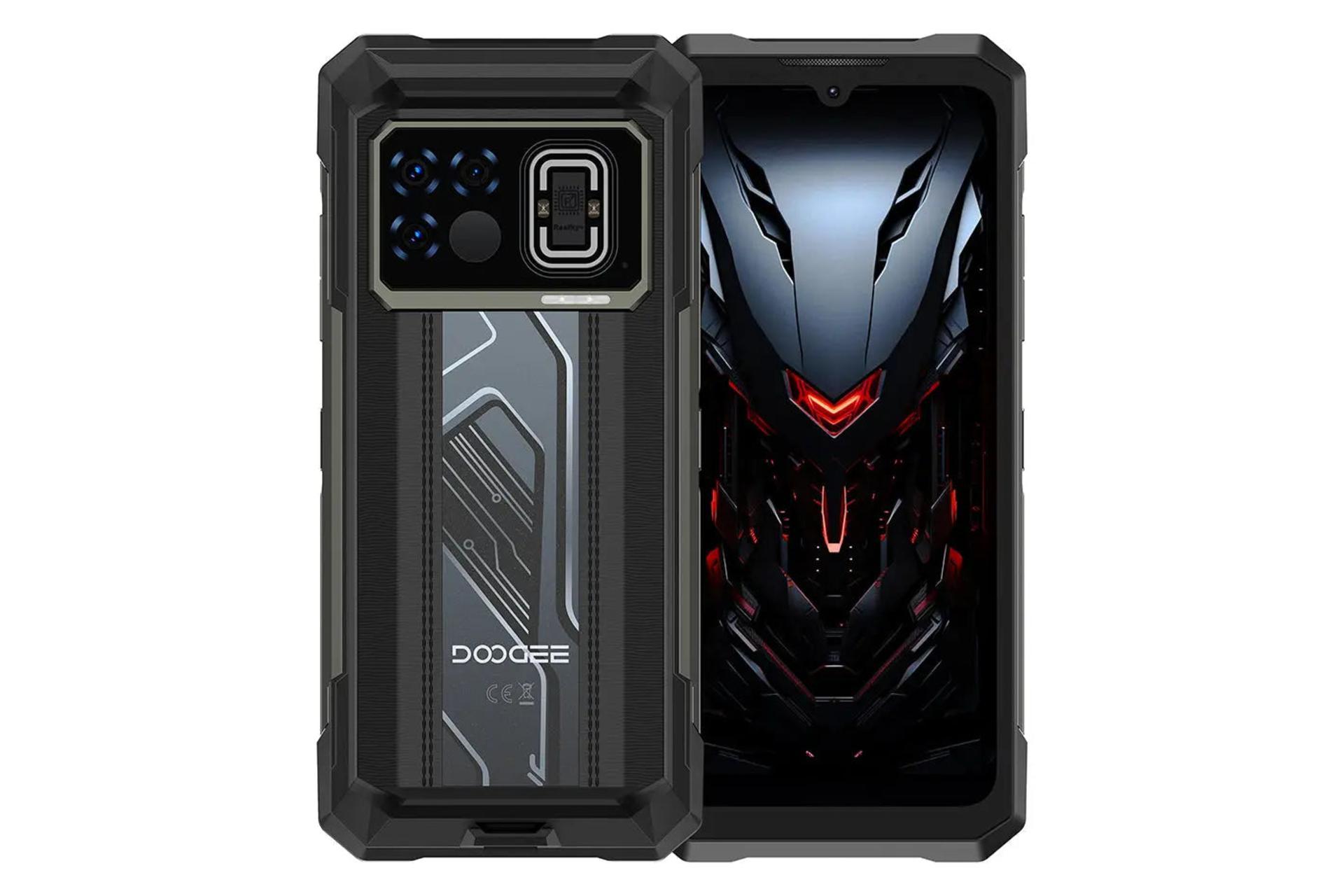 پنل جلو و پشت گوشی موبایل Fire 6 مکس دوجی نقره ای / Doogee Fire 6 Max