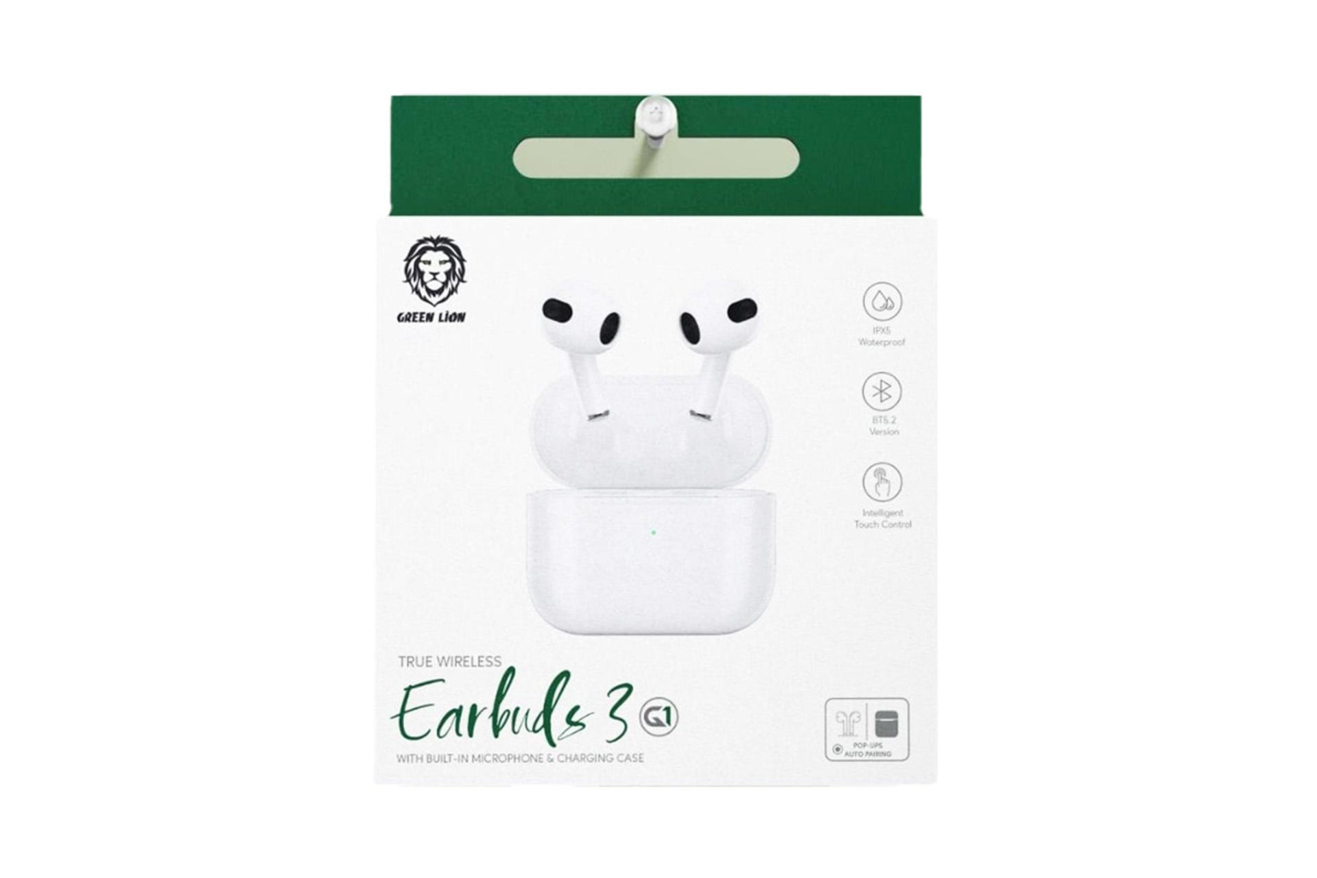 جعبه هدفون گرین لیون Earbuds 3 G1