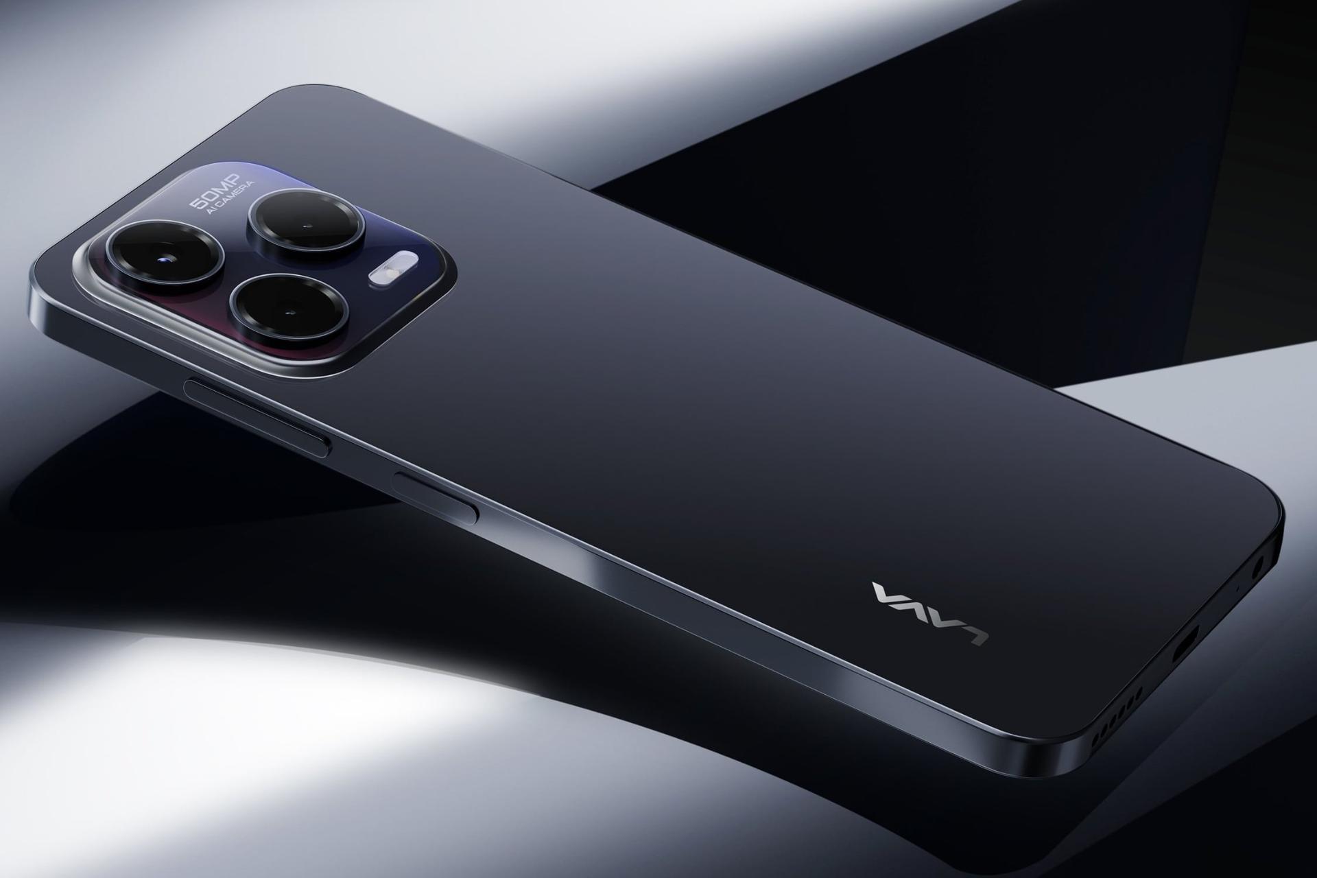 چینش دوربین گوشی موبایل لاوا Lava Shark مشکی