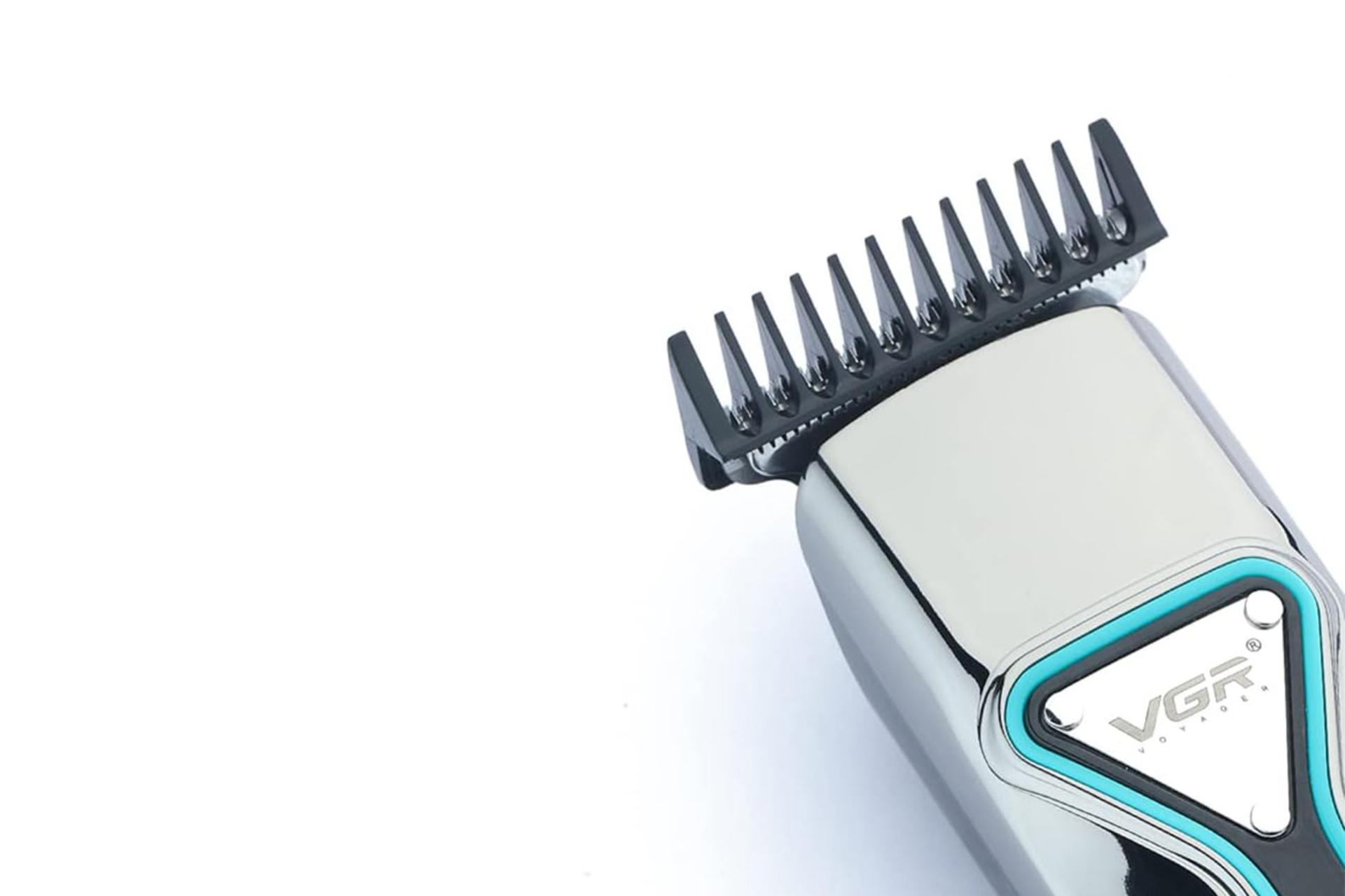 ماشین اصلاح و ریش تراش وی جی آر VGR V-008 نمای شانه روی تیغه