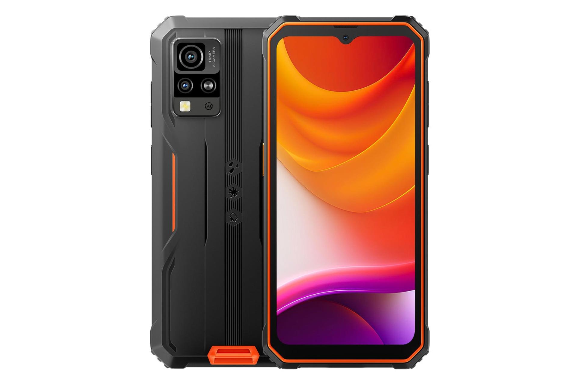 پنل جلو و پشت گوشی موبایل بلک ویو Blackview BV4800 SE نارنجی