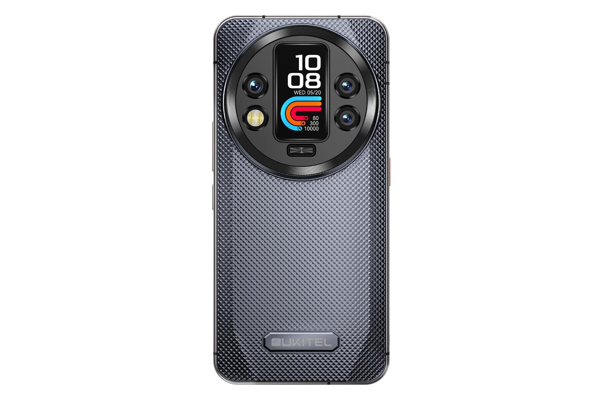 پنل پشت و چینش دوربین گوشی موبایل اوکیتل WP200 پرو خاکستری / Oukitel WP200 Pro