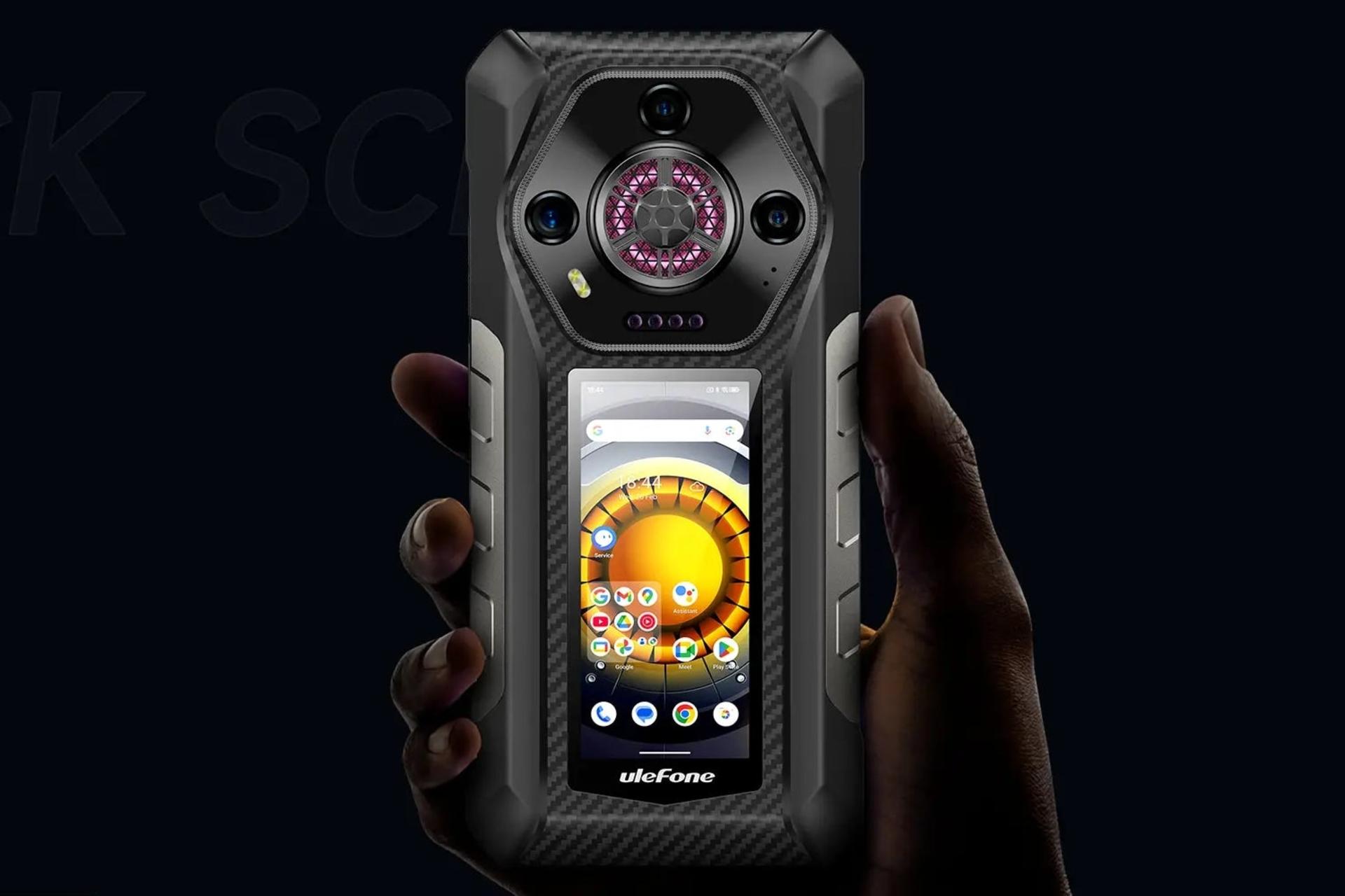 پنل پشت و چینش دوربین گوشی موبایل آرمور 30 پرو یولفون / Ulefone Armor 30 Pro