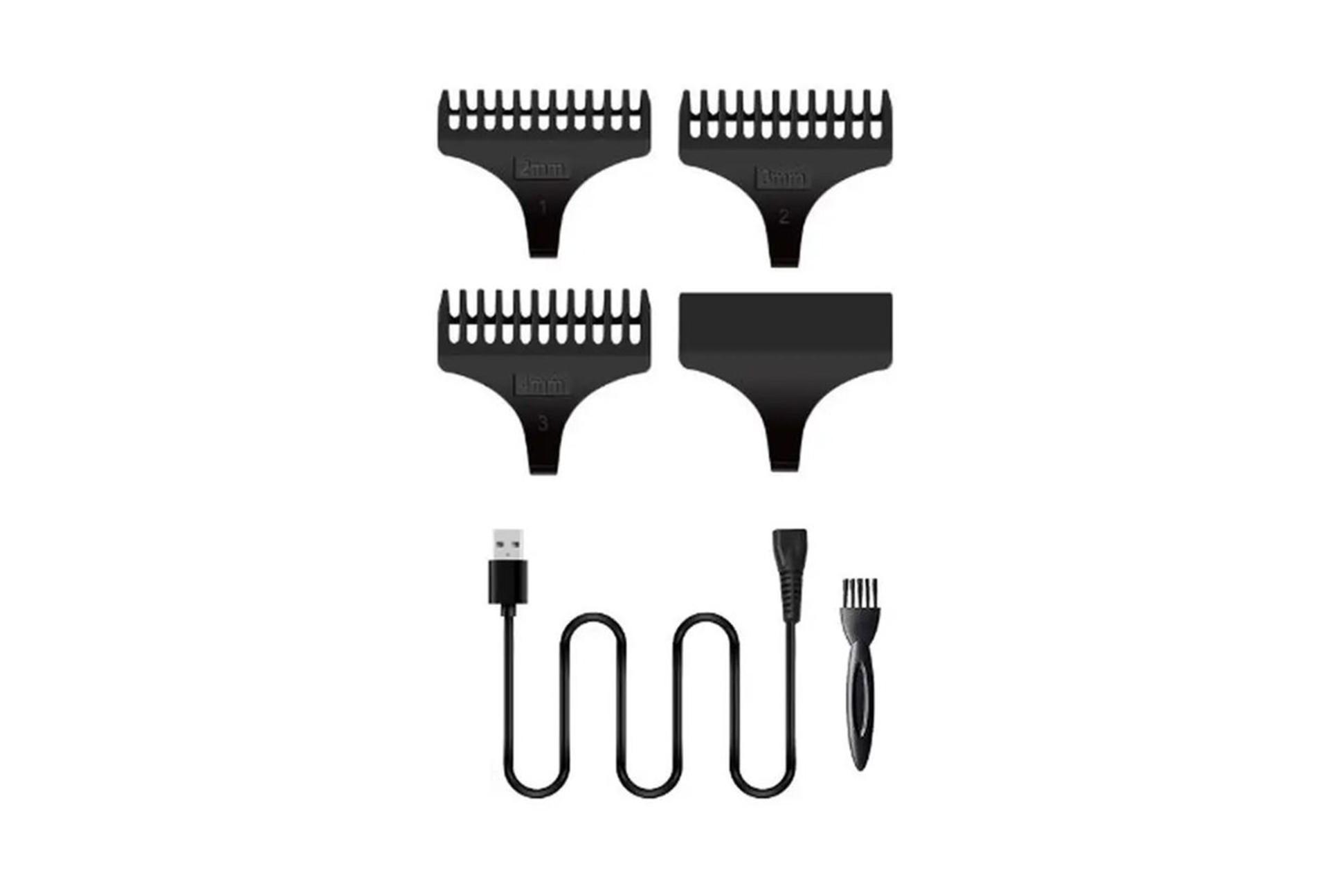 ماشین اصلاح و ریش تراش سورکر Surker SK-1613 لوازم همراه