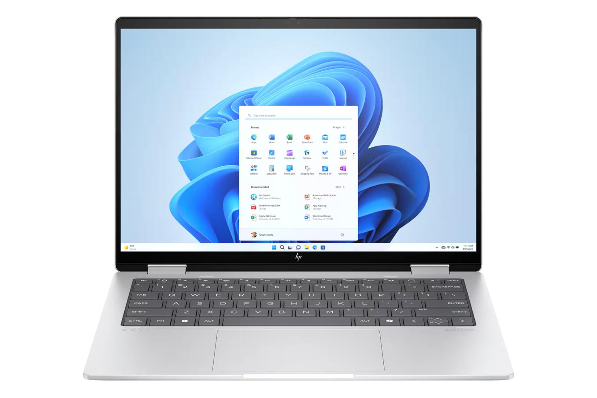 لپ تاپ اچ پی HP ENVY x360 14-fa0023dx نمای جلو
