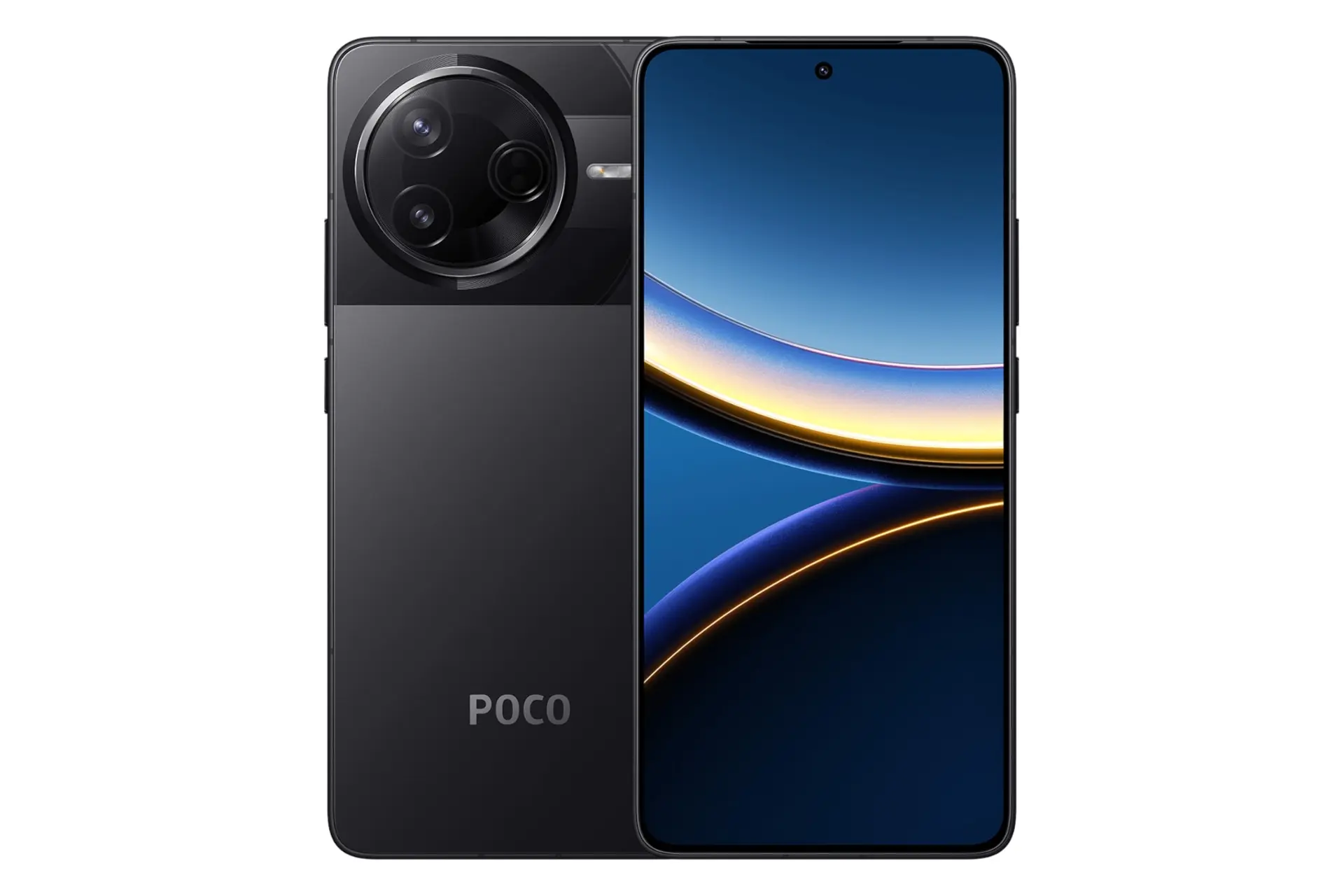 پنل جلو و پشت گوشی موبایل پوکو F7 پرو شیائومی مشکی / Xiaomi Poco F7 Pro