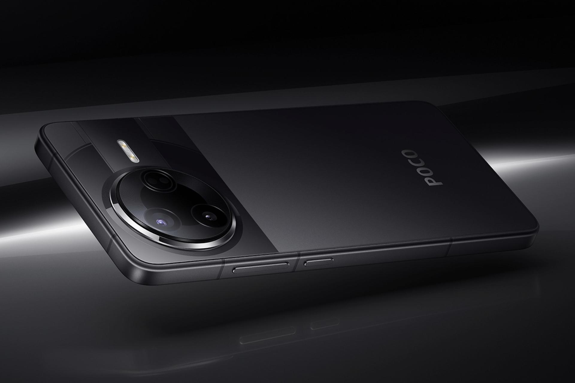 پنل پشت گوشی موبایل پوکو F7 پرو شیائومی مشکی / Xiaomi Poco F7 Pro