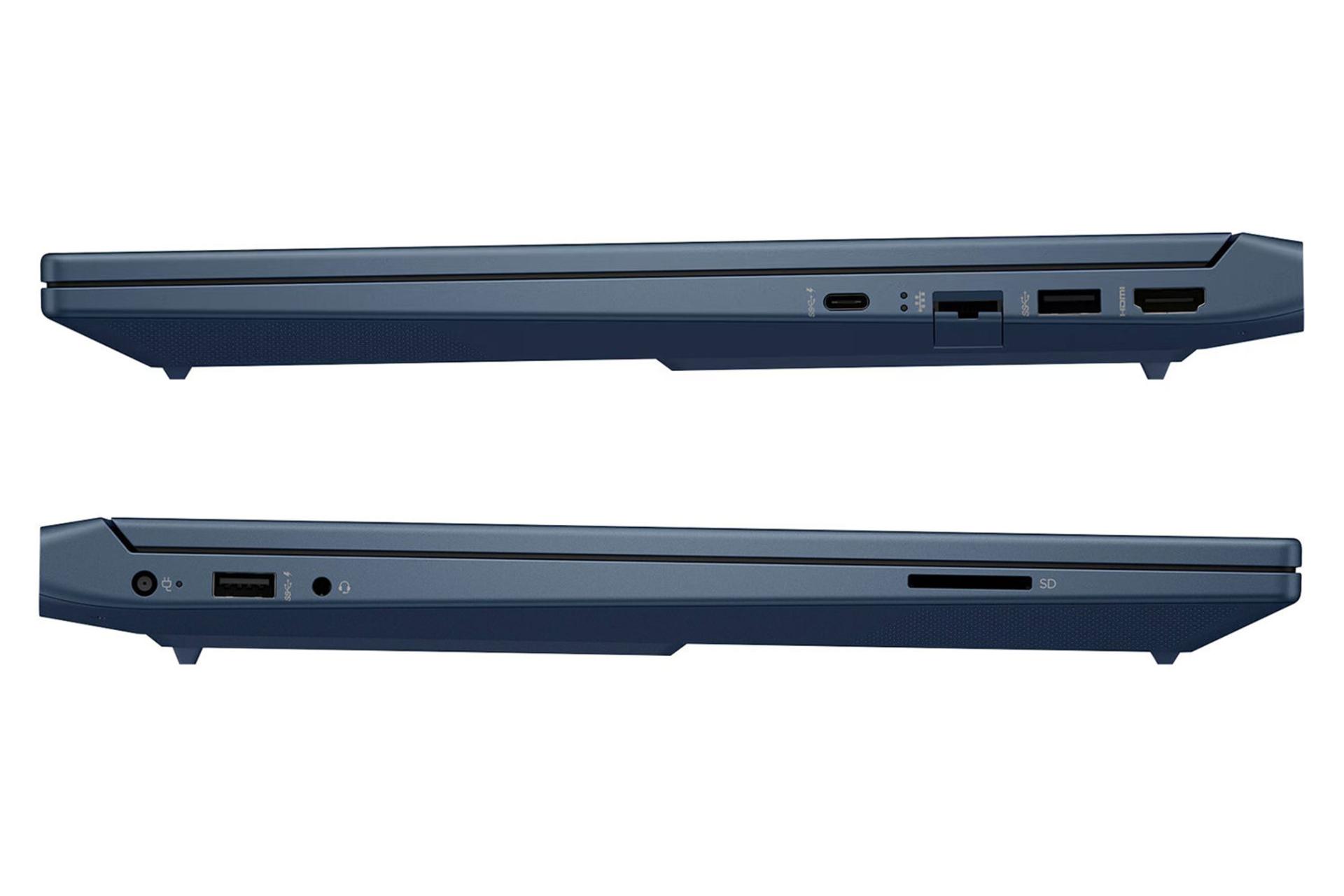 لپ تاپ اچ پی HP Victus 15-fb1107nq  نمای جانبی و درگاه ها