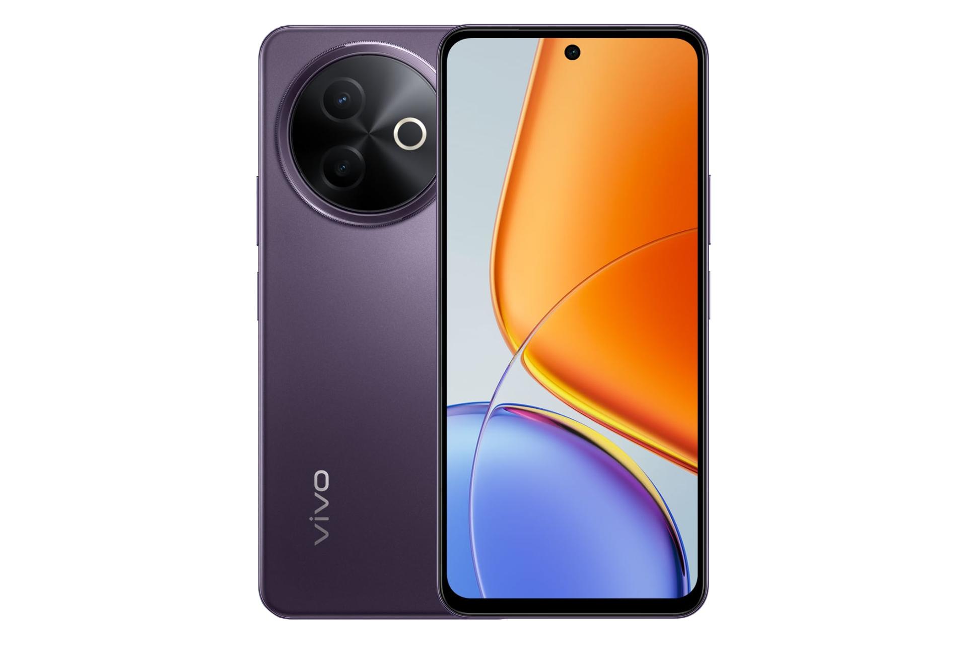 پنل جلو و پشت گوشی موبایل ویوو vivo Y39 بنفش