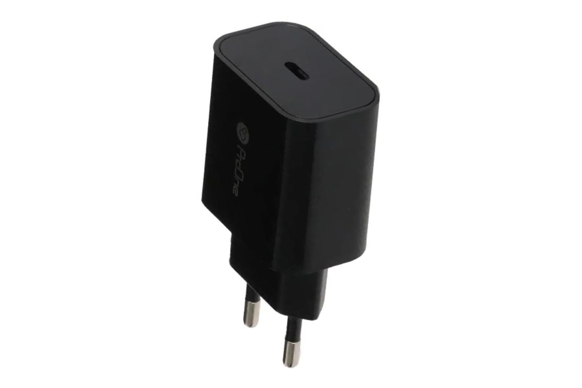 نمای کناری شارژر پرو وان ProOne PWC501 With Type-C Cable