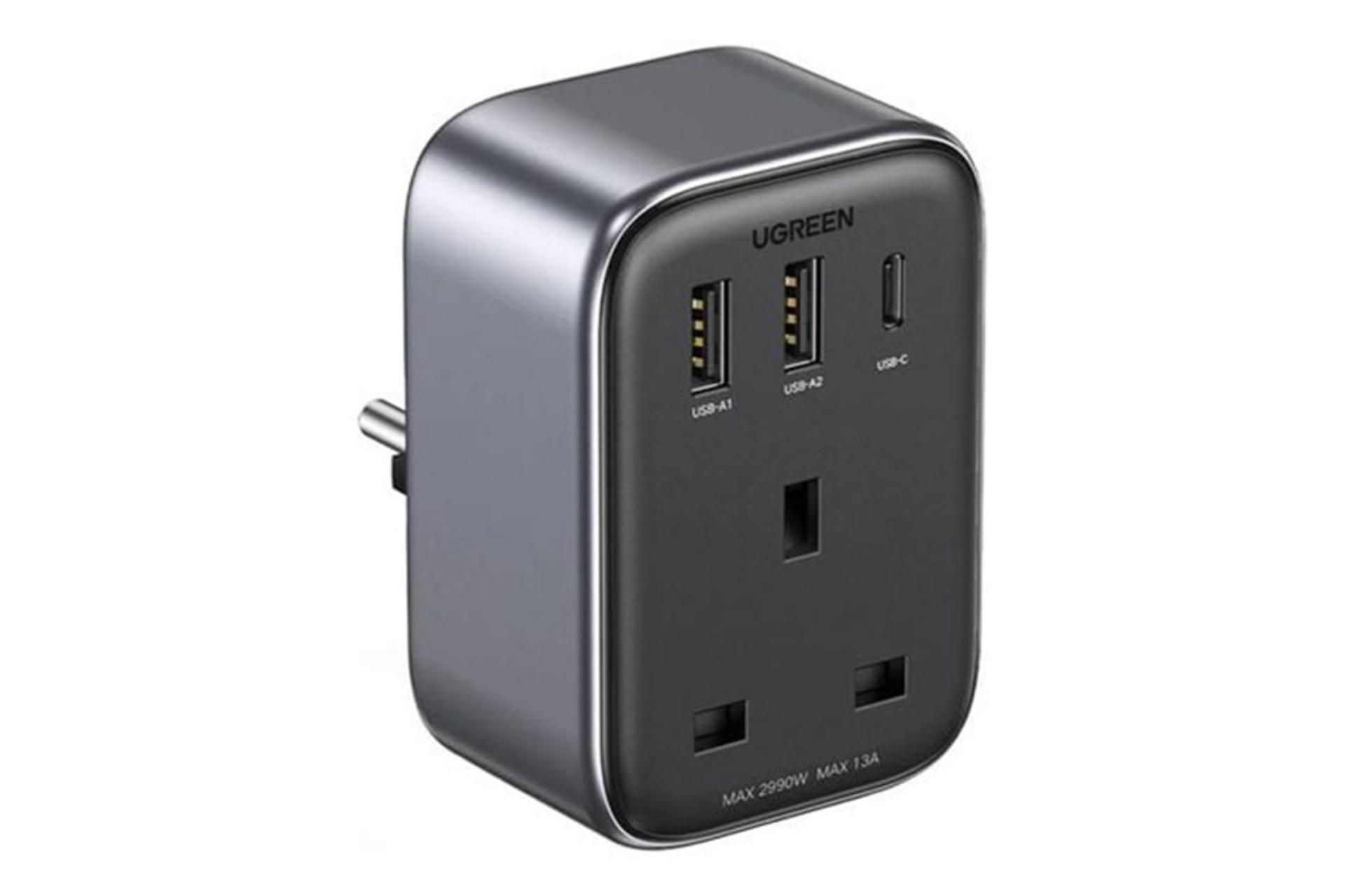 نمای کناری شارژر یوگرین UGREEN CD314-15290