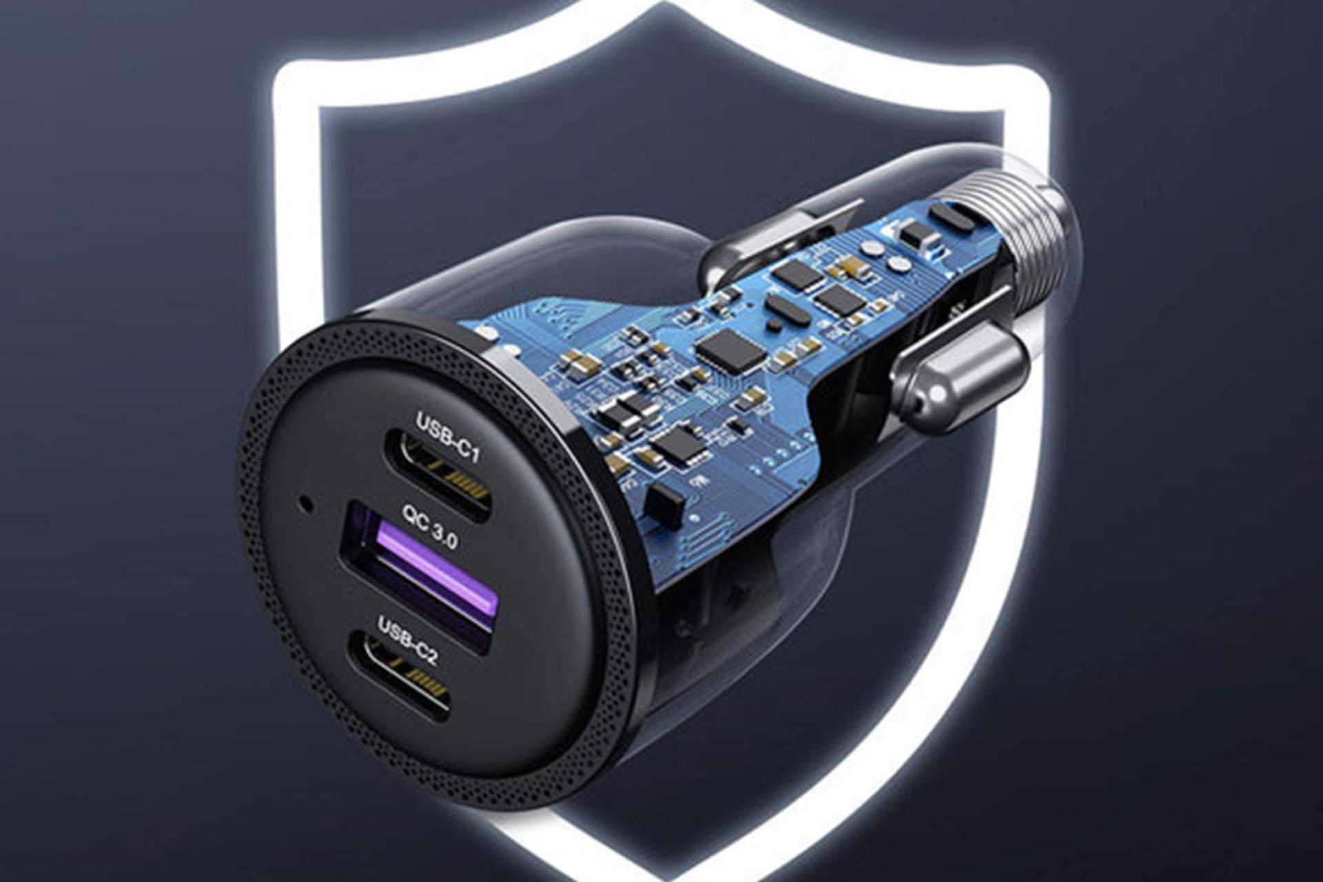 نمای داخلی شارژر یوگرین UGREEN CD239-20467