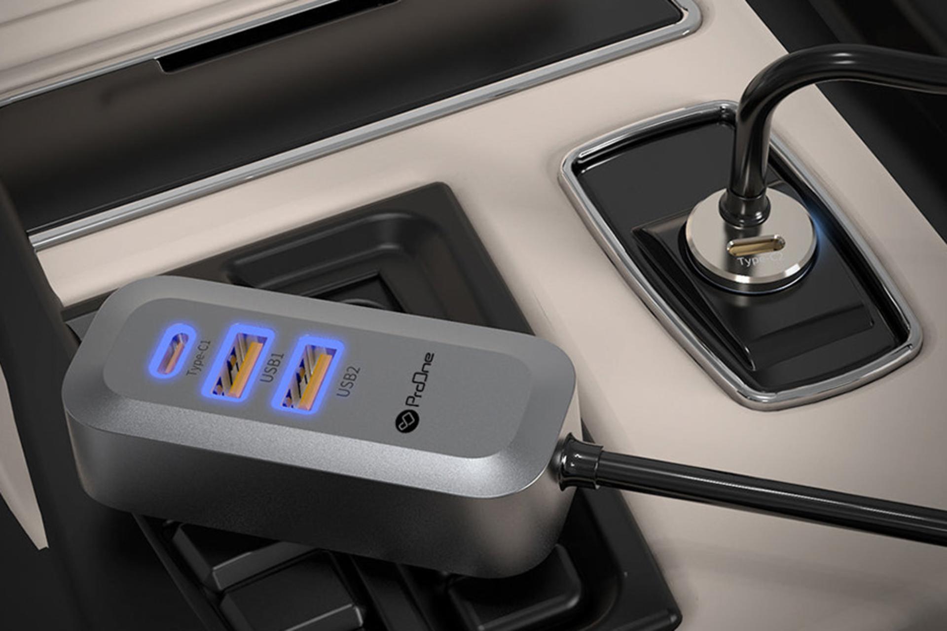 نمای نصب شده شارژر پرو وان ProOne PCG23