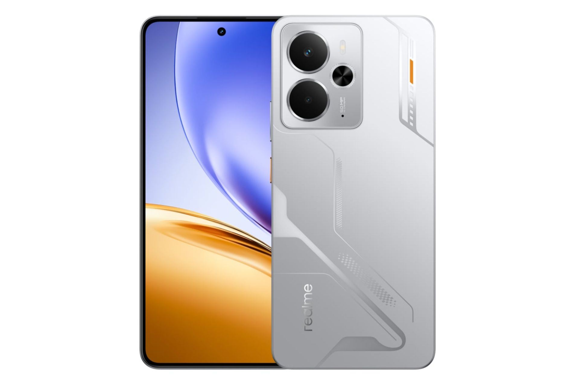 پنل جلو و پشت گوشی موبایل ریلمی Realme 14 نقره ای