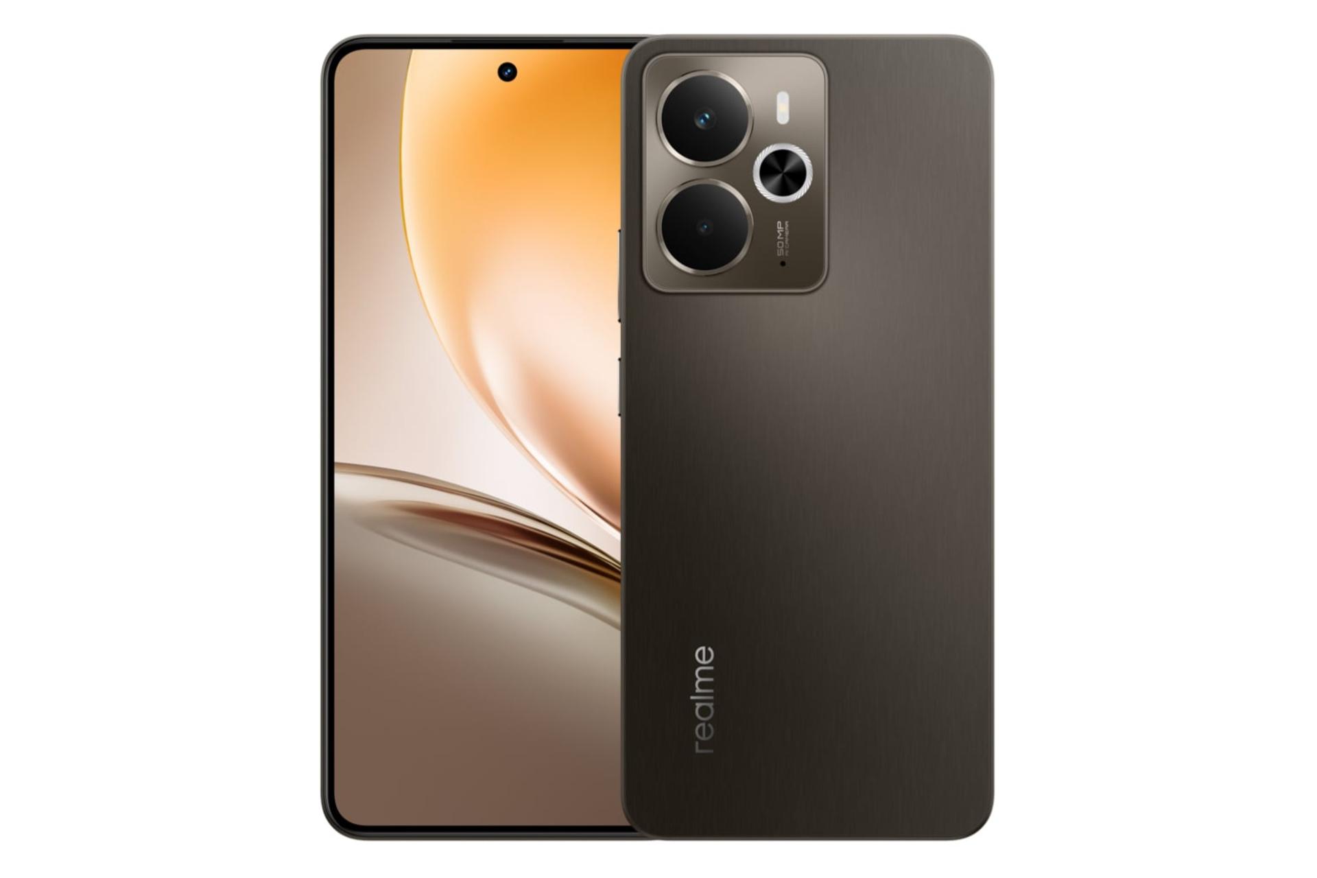 پنل جلو و پشت گوشی موبایل ریلمی Realme 14 خاکستری تیره